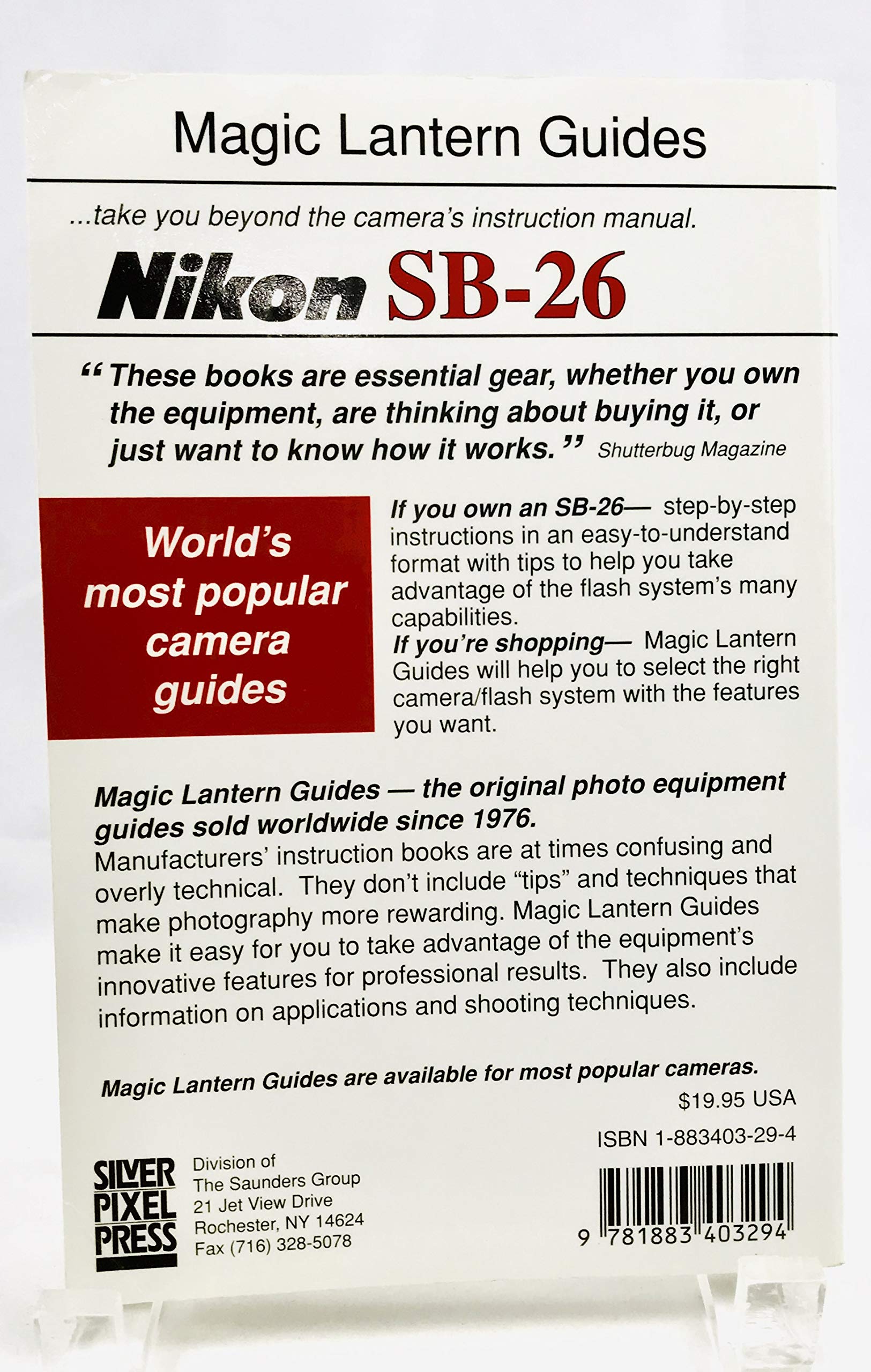 Nikon Sb26: Flash System : Includes Nikon Sb25 Flash (Magic Lantern Guides),Used