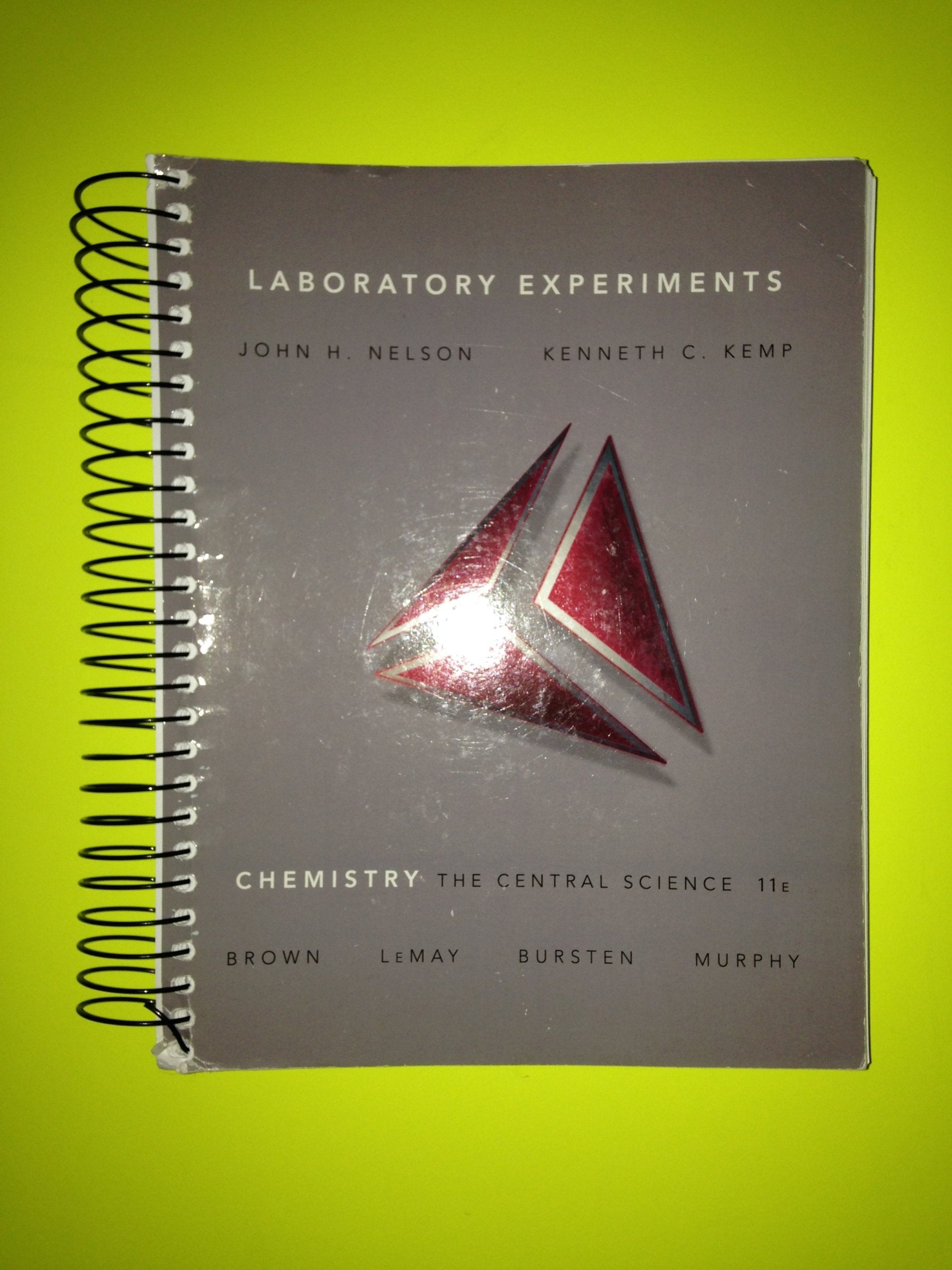 Laboratory Experiments For Chemistry: The Central Science,New