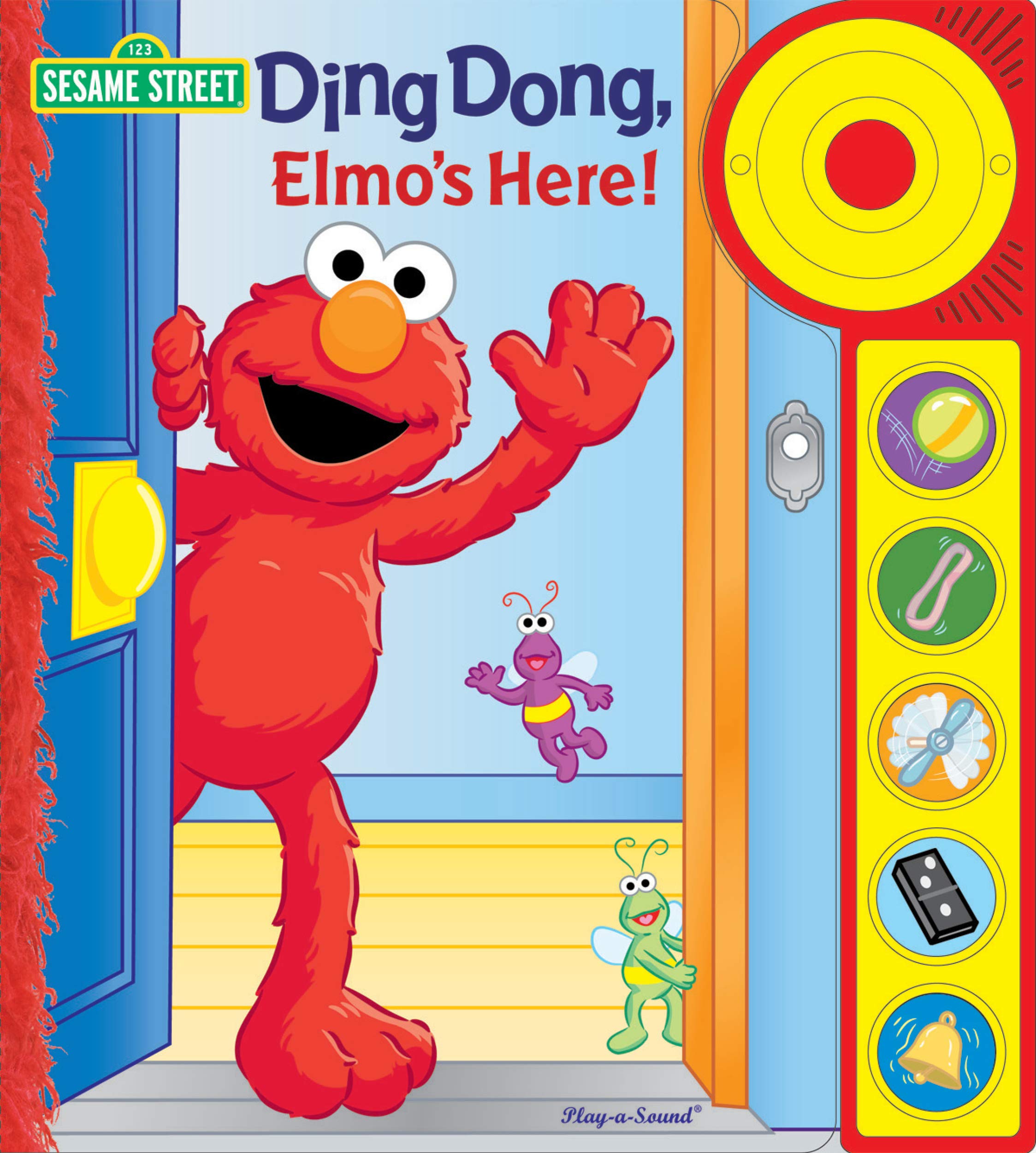 Sesame Street  Ding Dong, Elmo's Here! Sound Book  PI Kids (Playasound: Sesame Street),Used