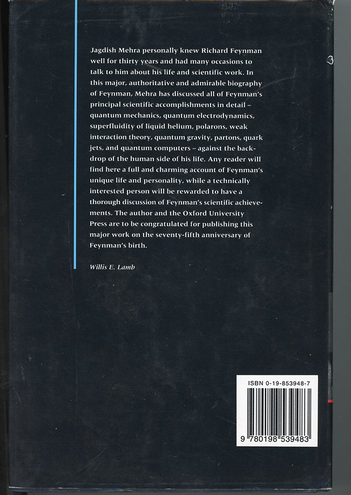 The Beat of a Different Drum: The Life and Science of Richard Feynman,New