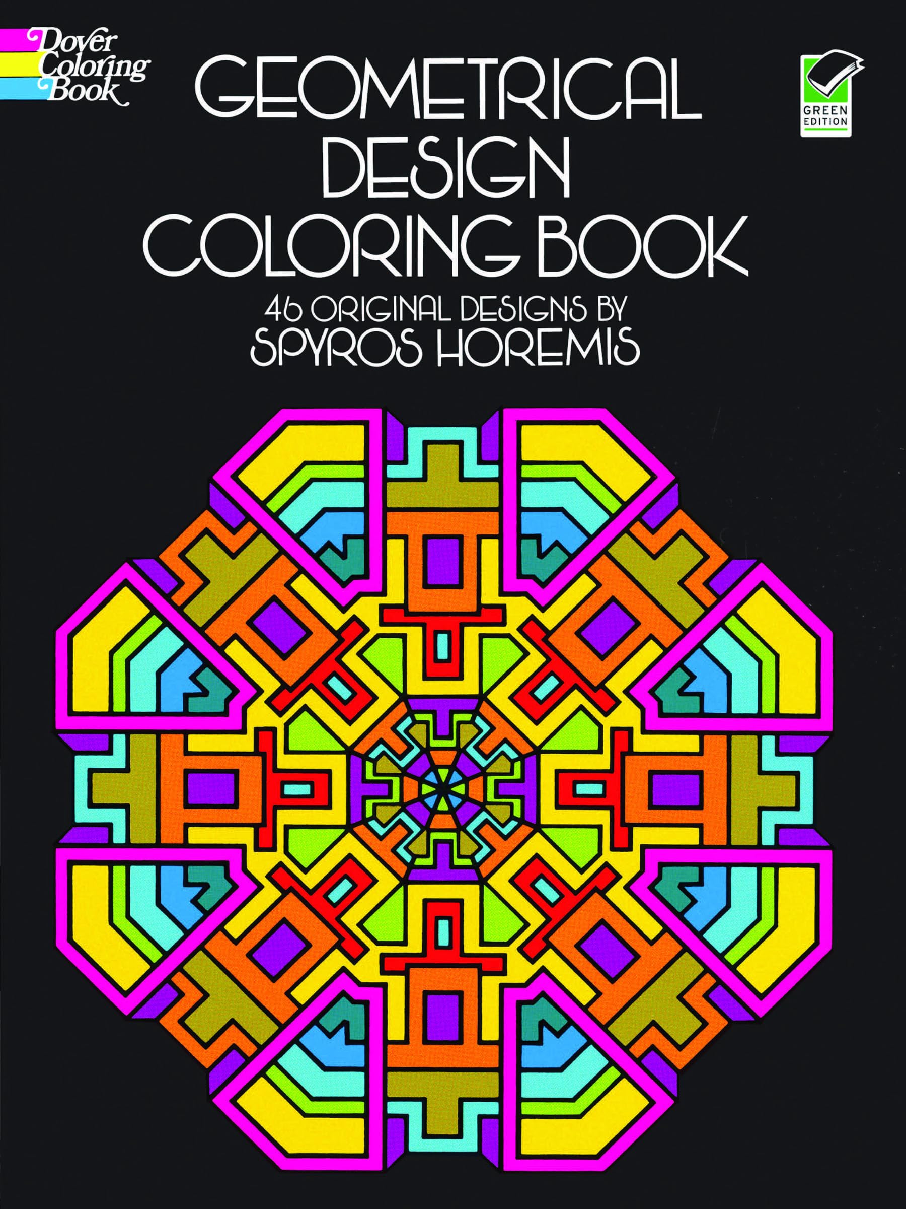 Geometrical Design Coloring Book (Dover Design Coloring Books),Used
