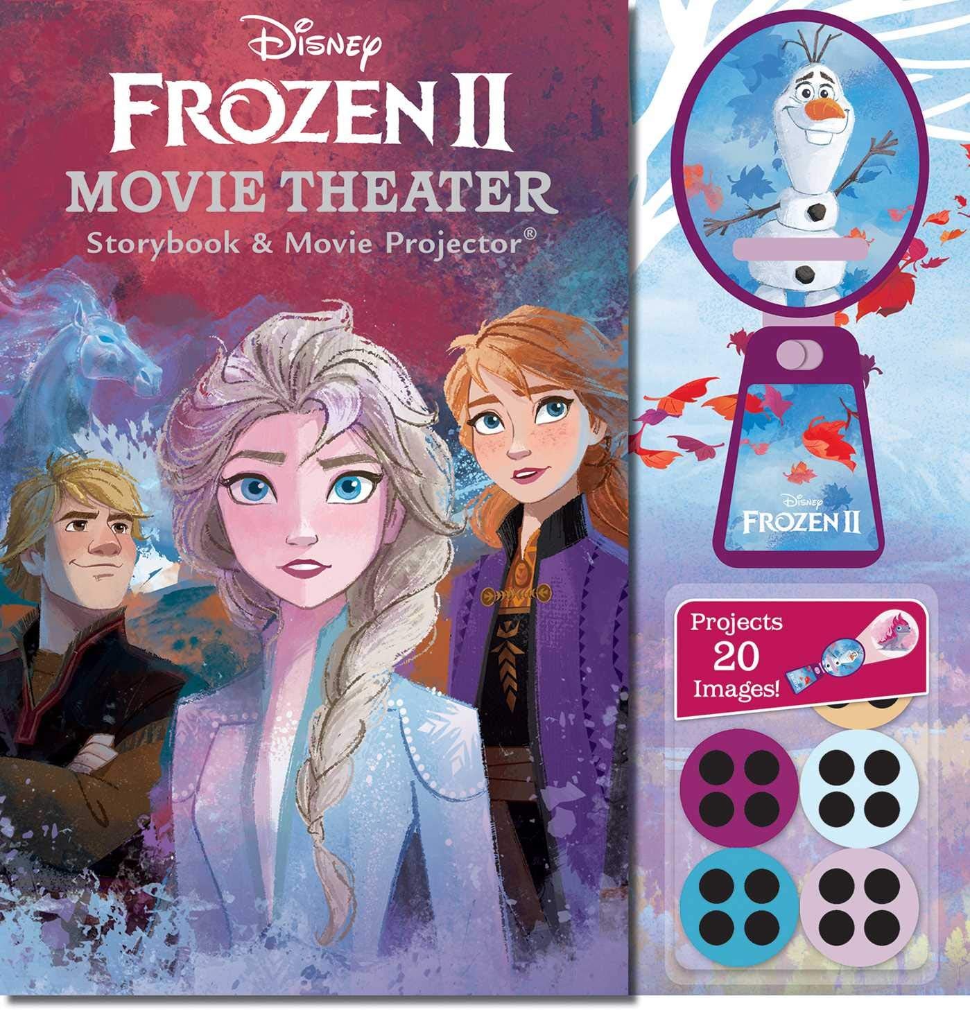 Disney Frozen 2 Movie Theater Storybook & Movie Projector,Used
