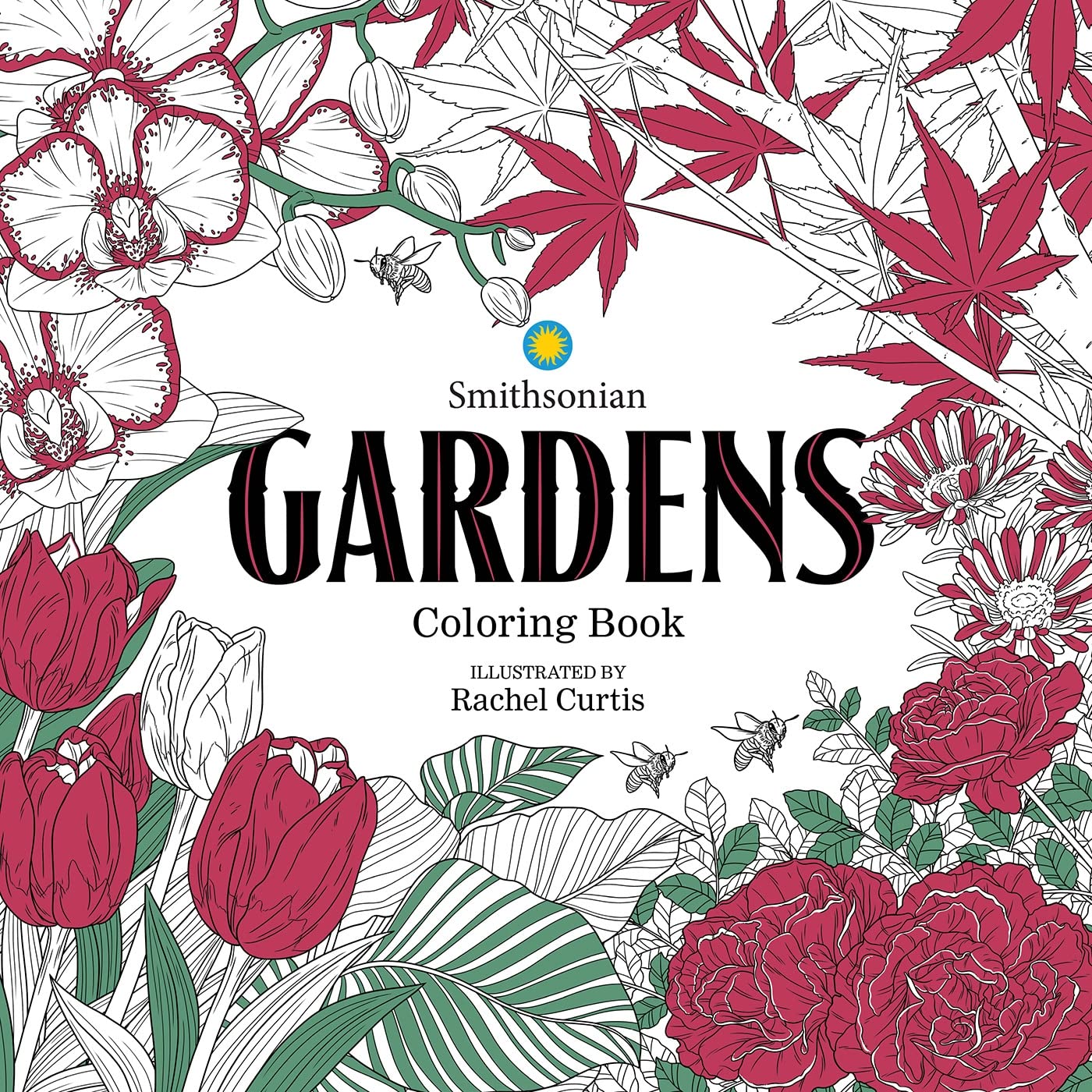 Gardens: A Smithsonian Coloring Book,New