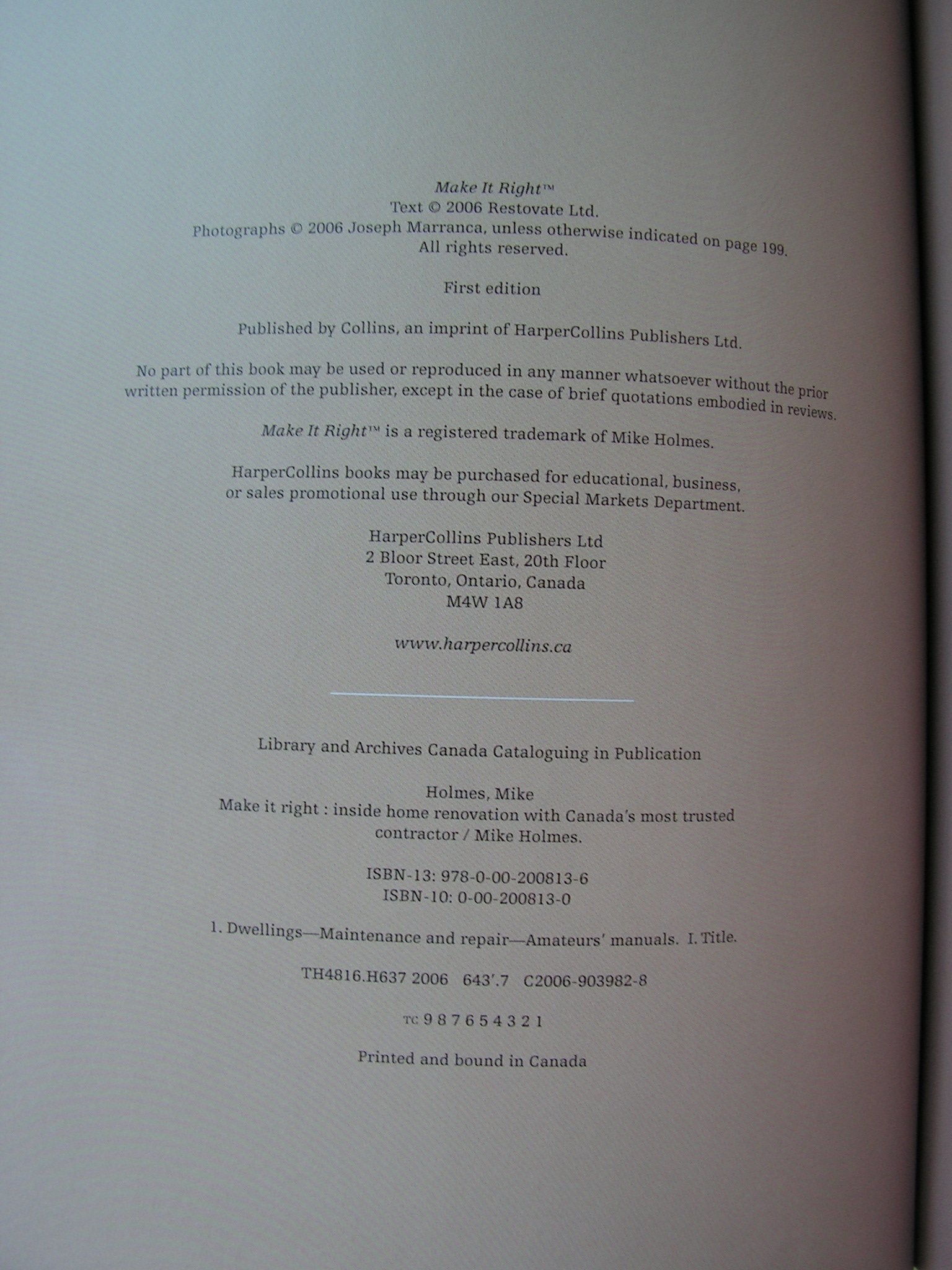 Make It Right Inside Home Renovation with Canada's Most Trusted Contractor,Used