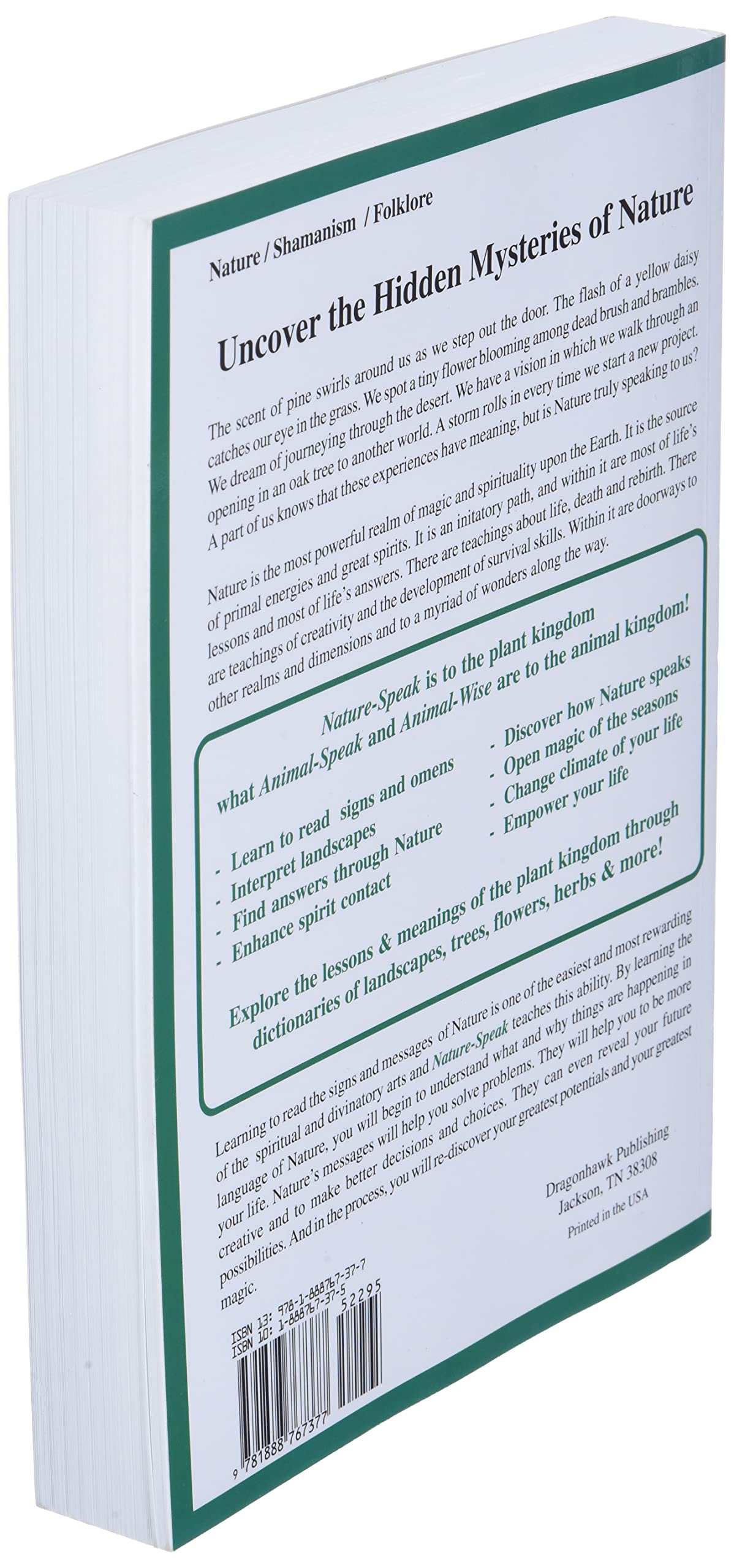 NatureSpeak: Signs, Omens and Messages in Nature,New