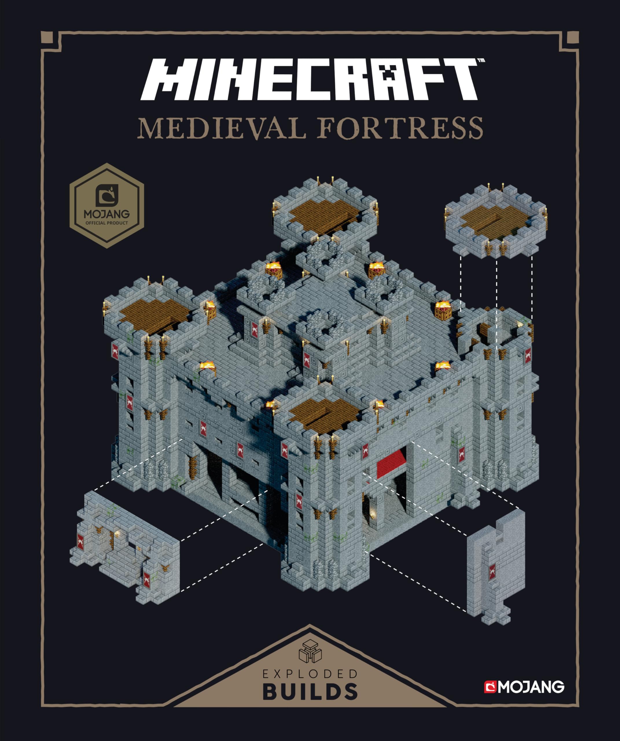 Minecraft: Exploded Builds: Medieval Fortress: An Official Mojang Book,New