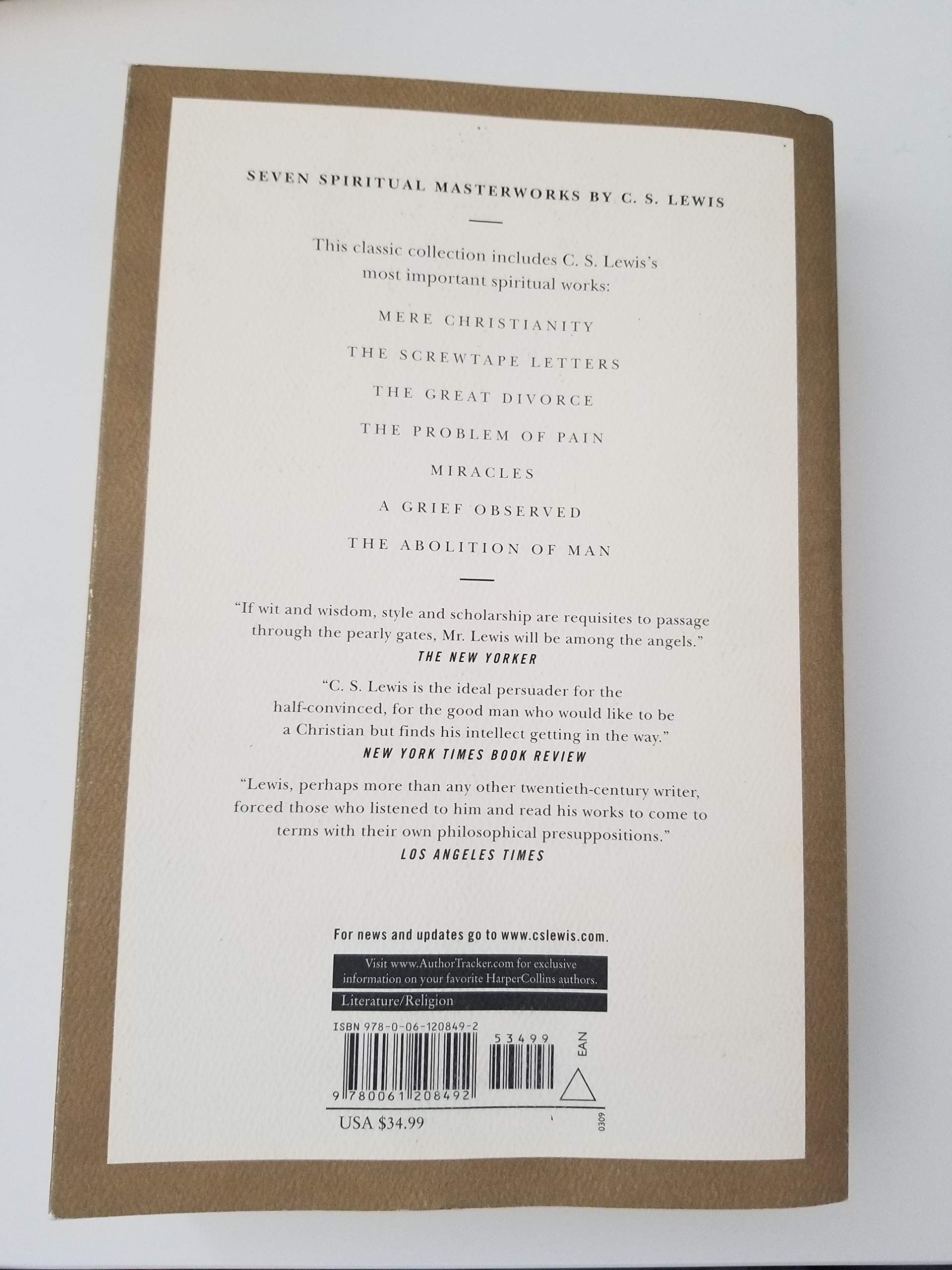 The Complete C. S. Lewis Signature Classics,Used