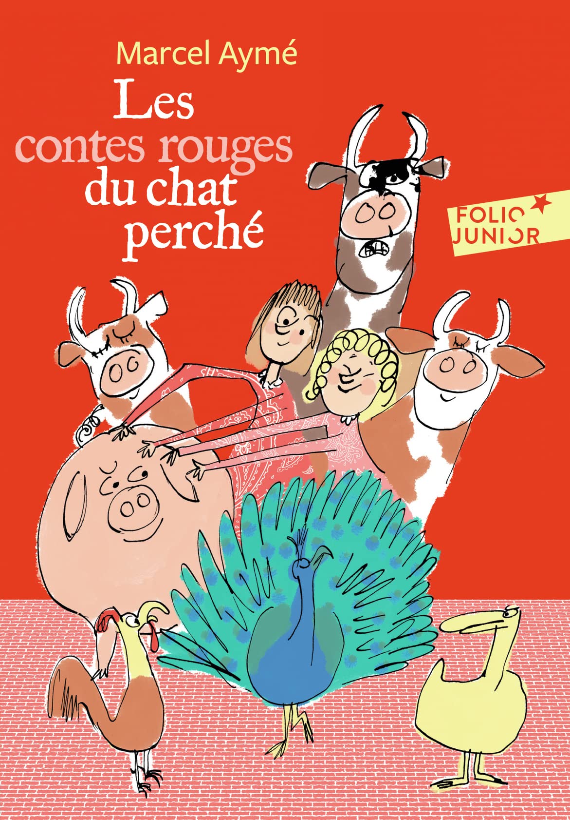 Les Contes Rouge Du Chat Perche (Folio Junior) (French Edition),Used