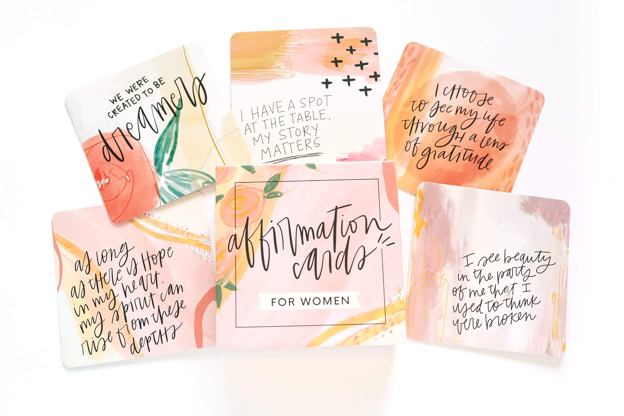 Affirmation Cards for Women: Beautifully Illustrated Inspirational Cards with Positive Affirmations to Help with Gratitude, Mind,New