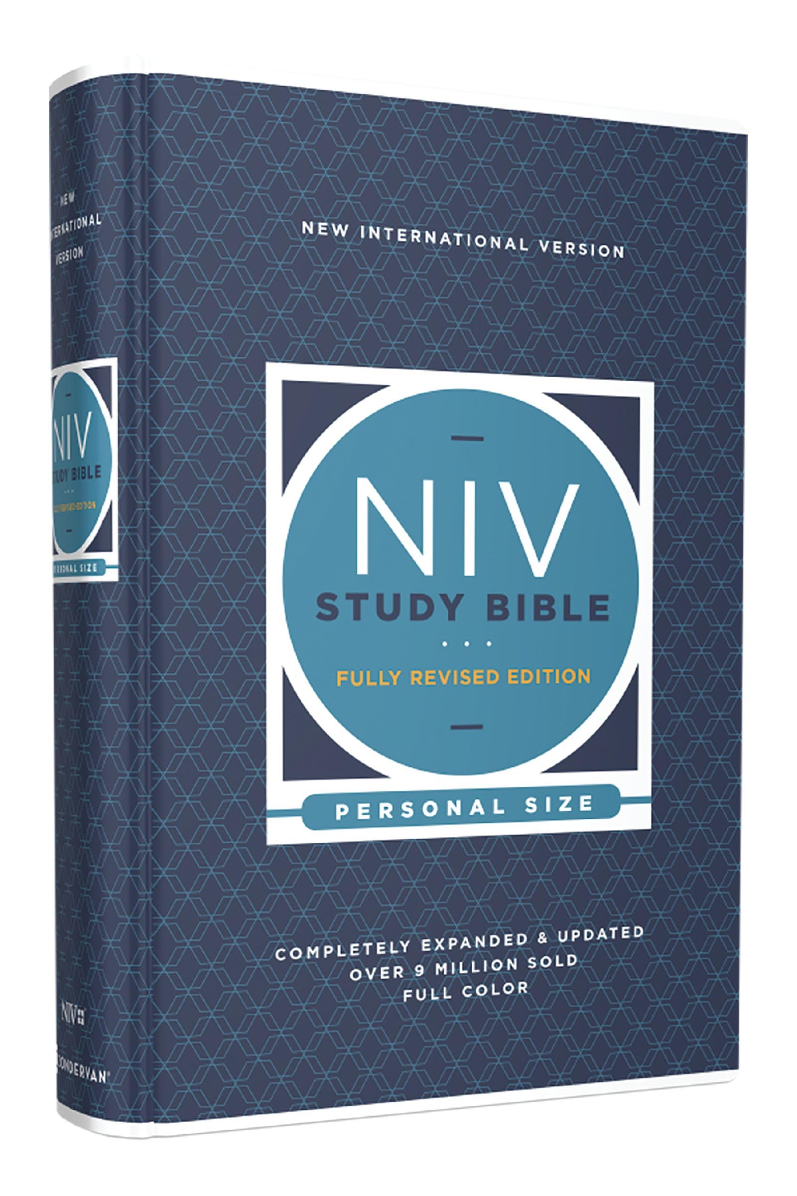 NIV Study Bible, Fully Revised Edition (Study Deeply. Believe Wholeheartedly.), Personal Size, Hardcover, Red Letter, Comfort Pr,New