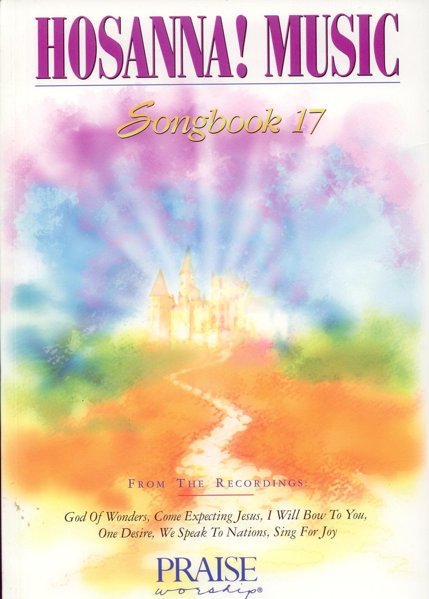 Hosanna! Music Songbook 17 Piano, Vocal And Guitar Chords,Used
