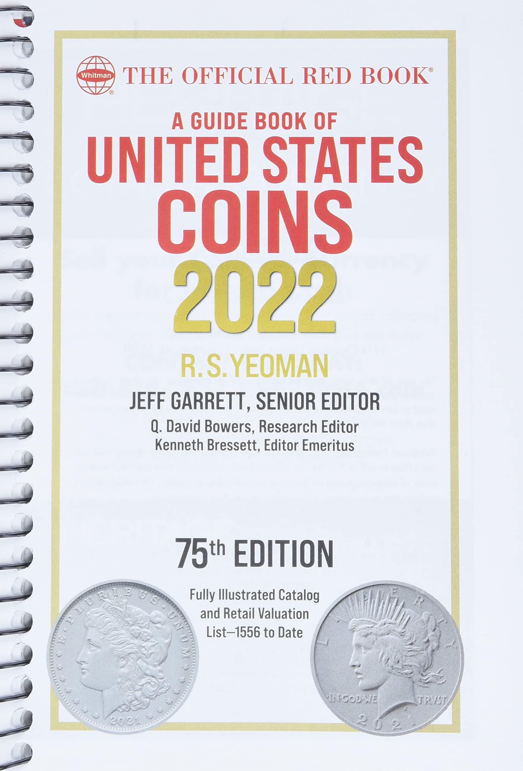 A Guide Book Of United States Coins 2022 75Th Edition-used