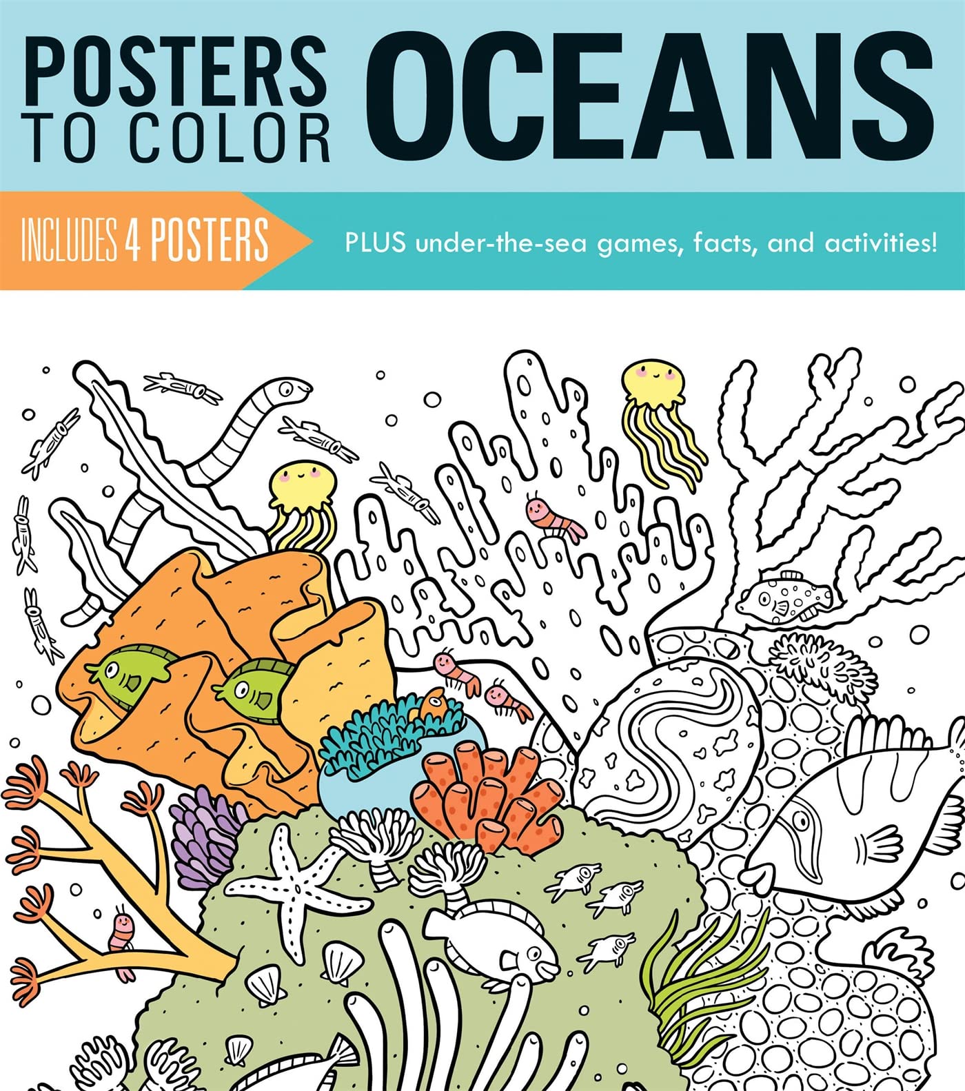 Posters To Color: Oceans