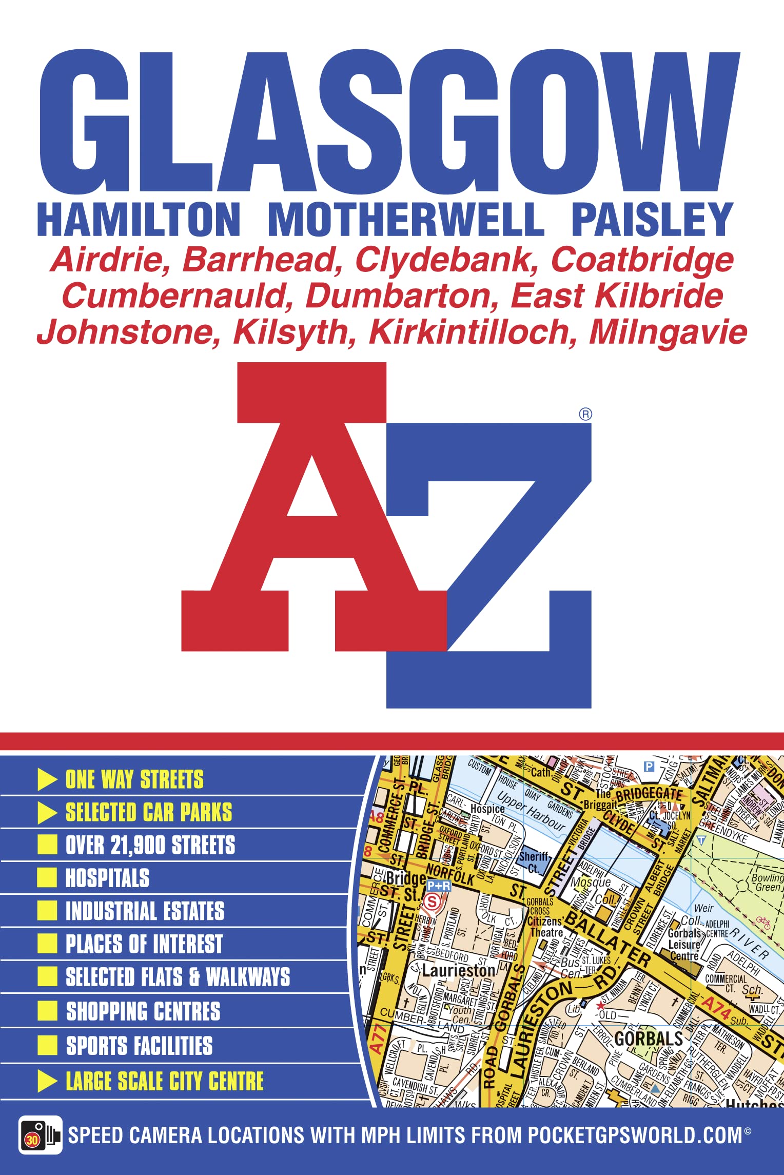 Glasgow AZ Street Atlas,Used