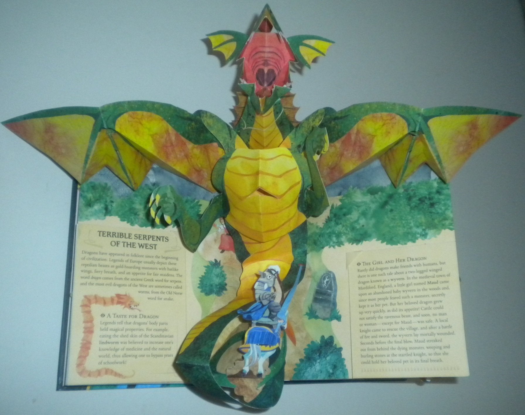 Encyclopedia Mythologica: Dragons and Monsters PopUp,Used