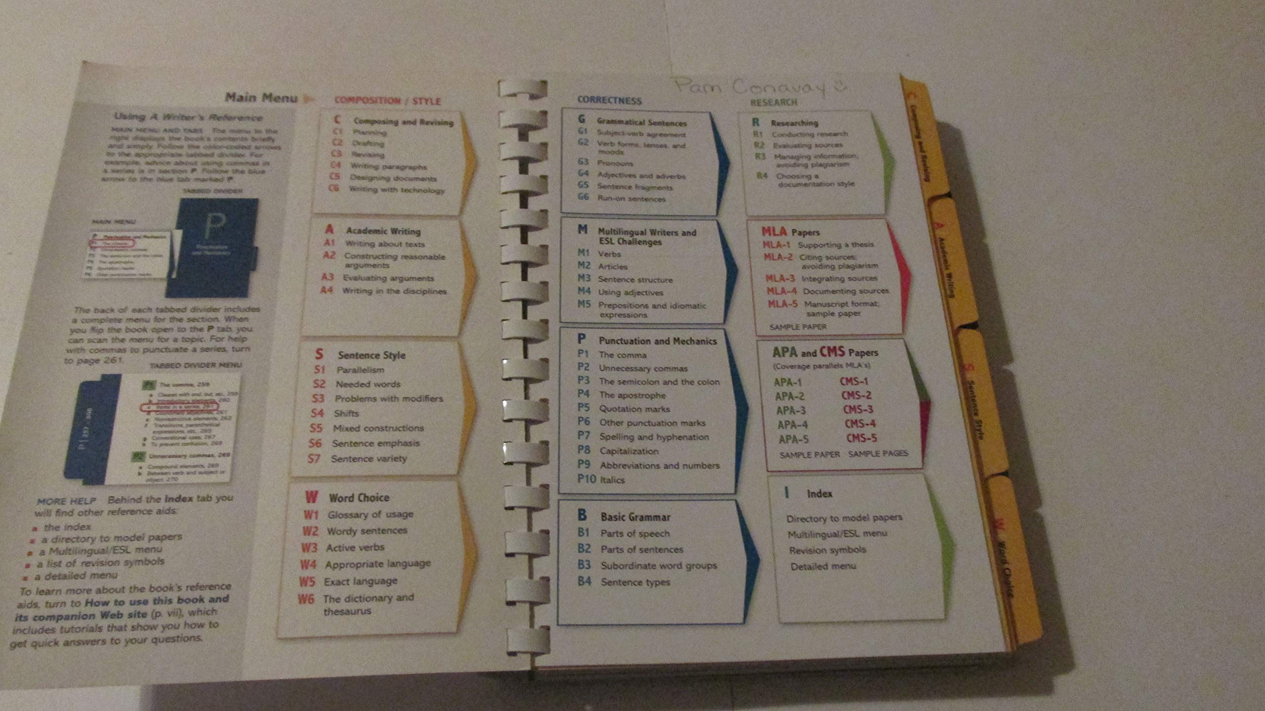 A Writer's Reference by Bedford/St. Martin's - Essential Guide for Writers, Students & Educators