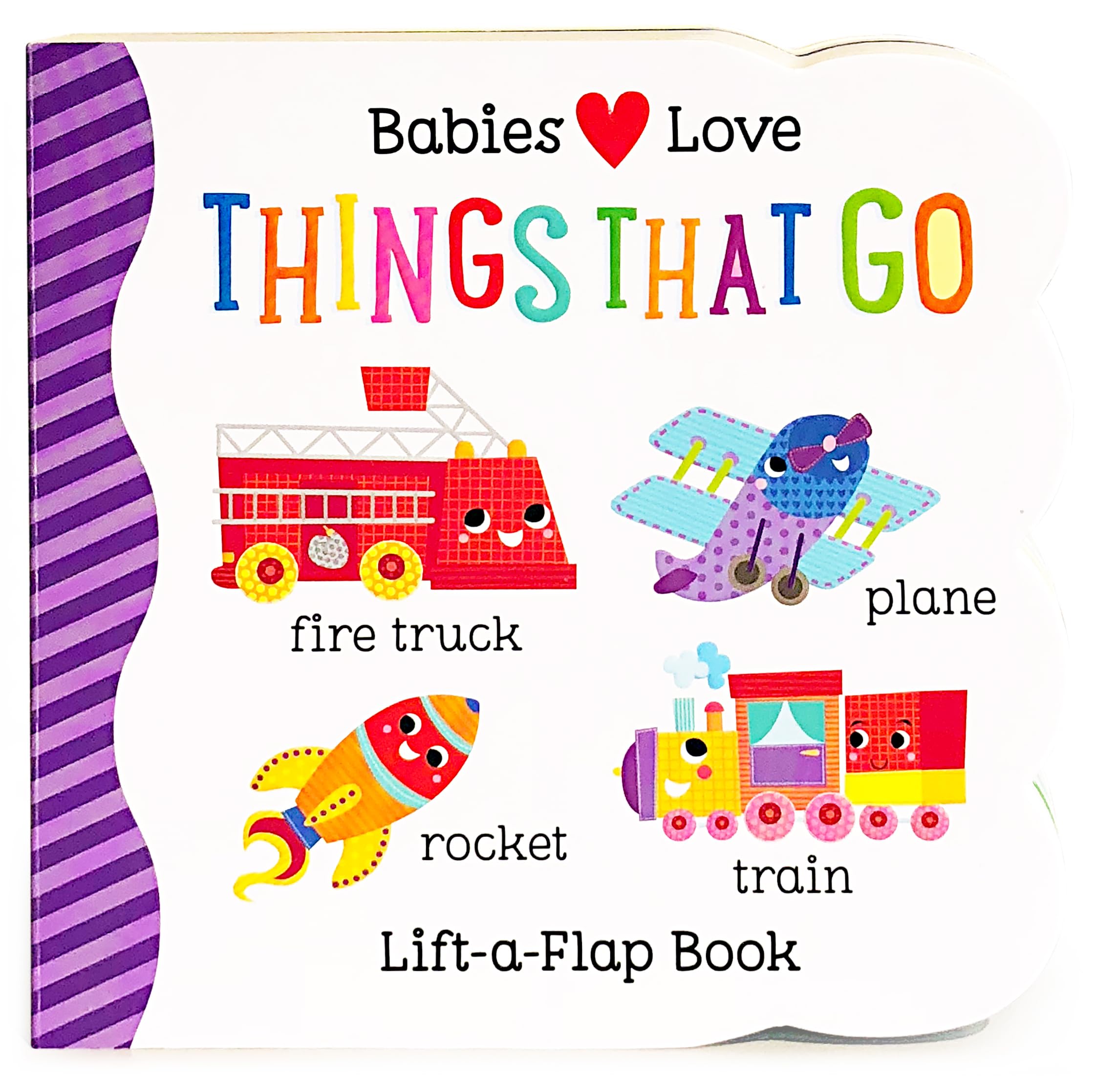 Things That Go Chunky LiftaFlap Board Book (Babies Love),Used