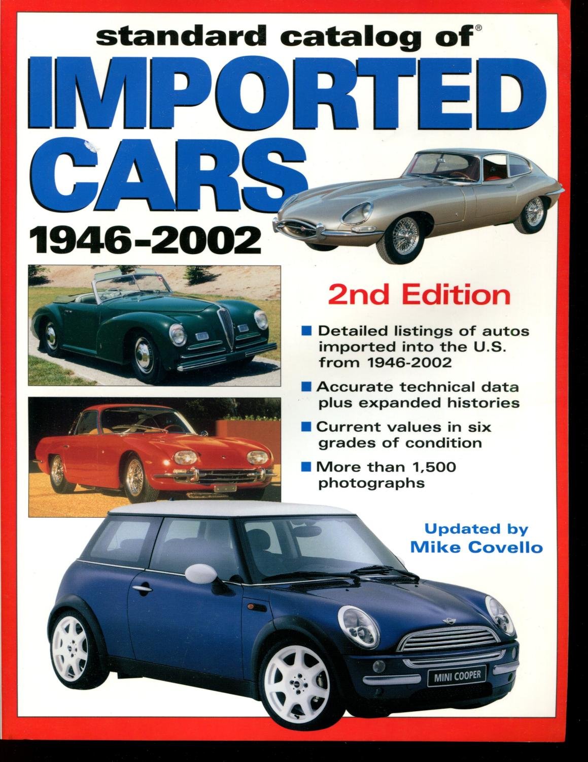 Standard Catalog of Imported Cars 19462002 (Standard Catalog of Imported Cars),Used