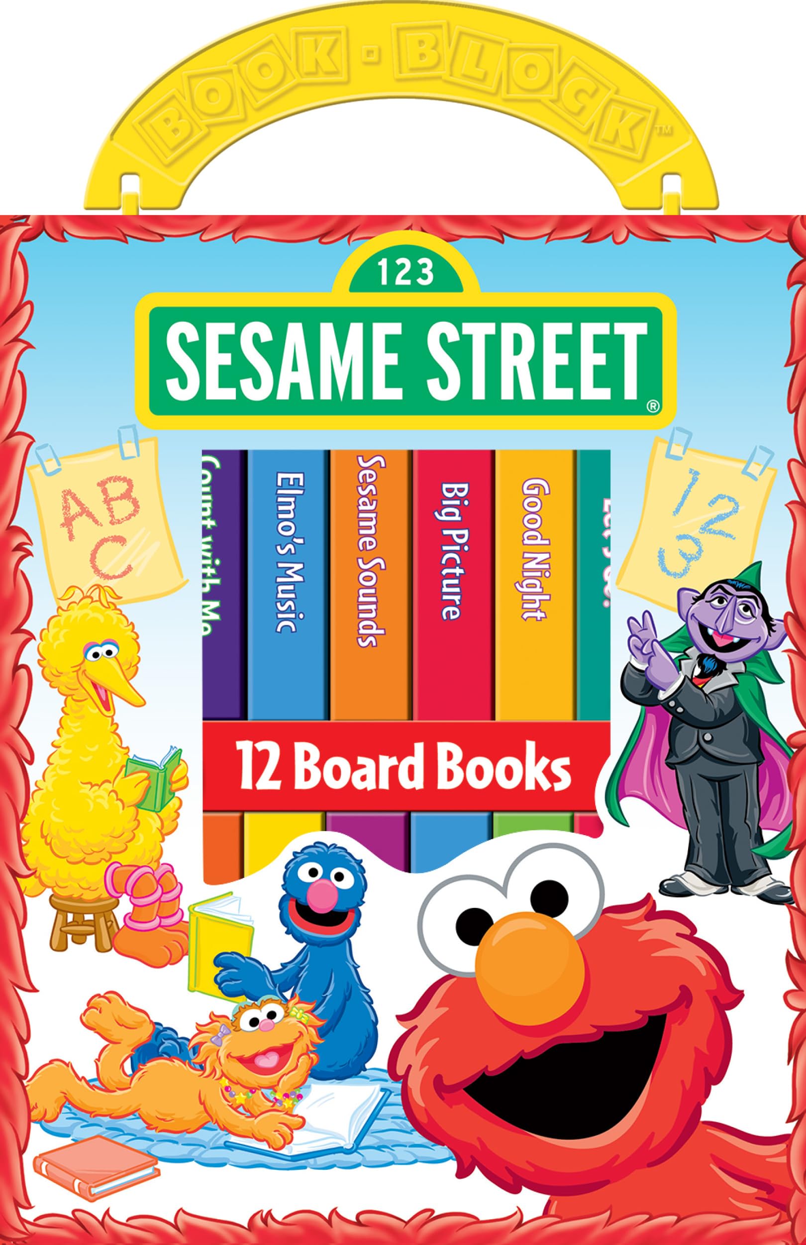 Sesame Street: 12 Board Books,Used