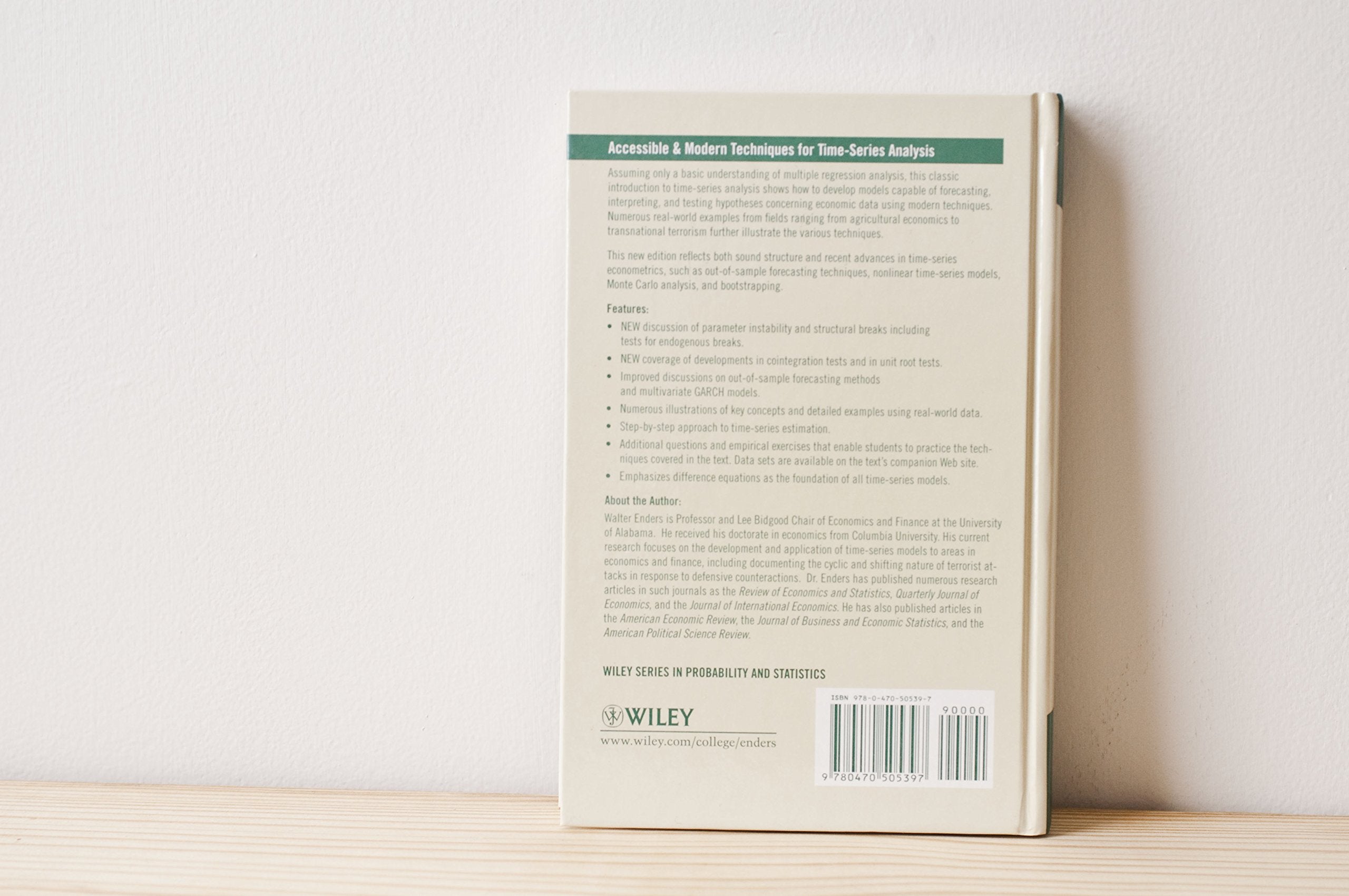Applied Econometric Time Series,Used