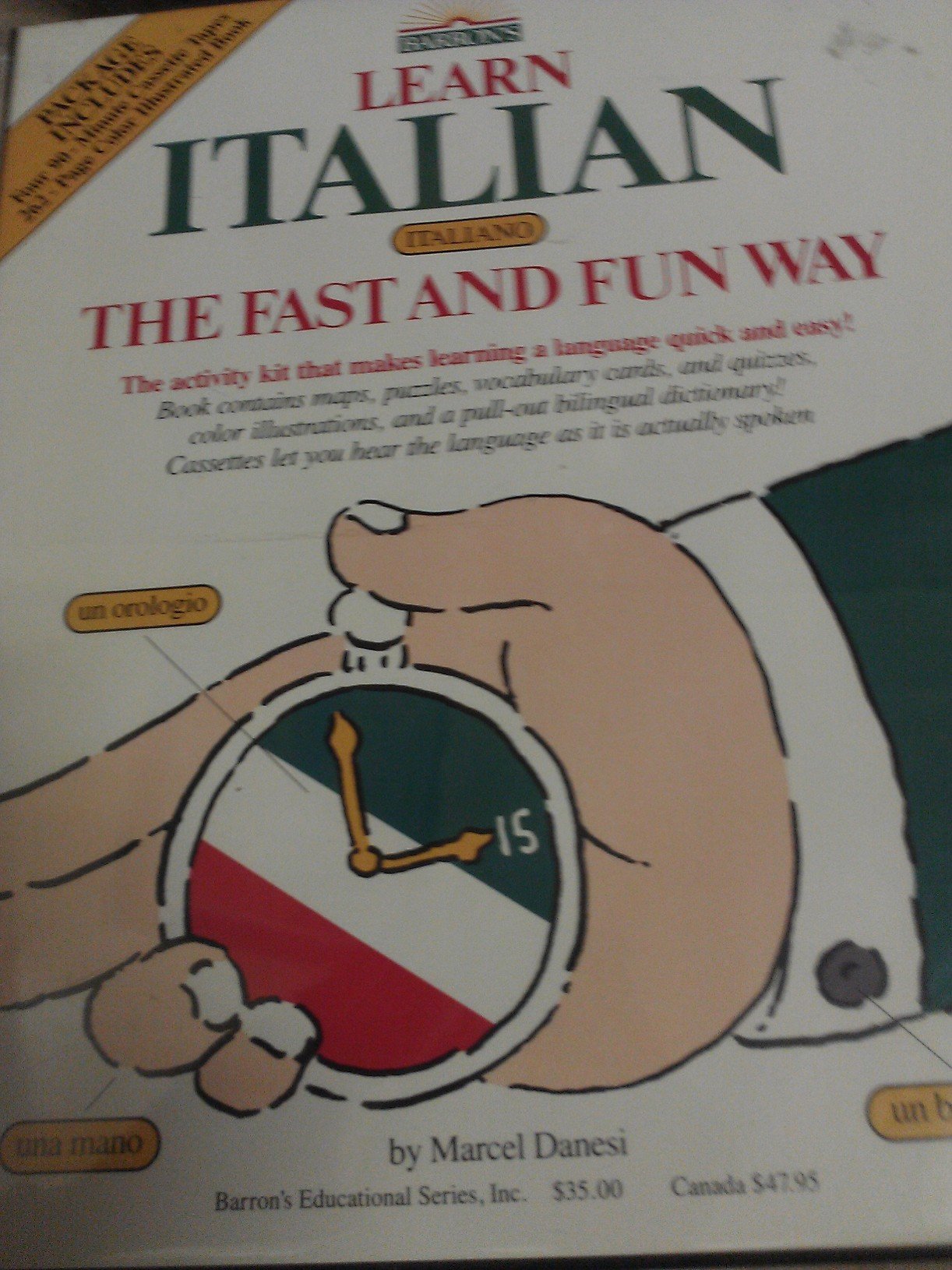 Learn Italian the Fast and Fun Way (Barrons Fast and Fun Way),Used