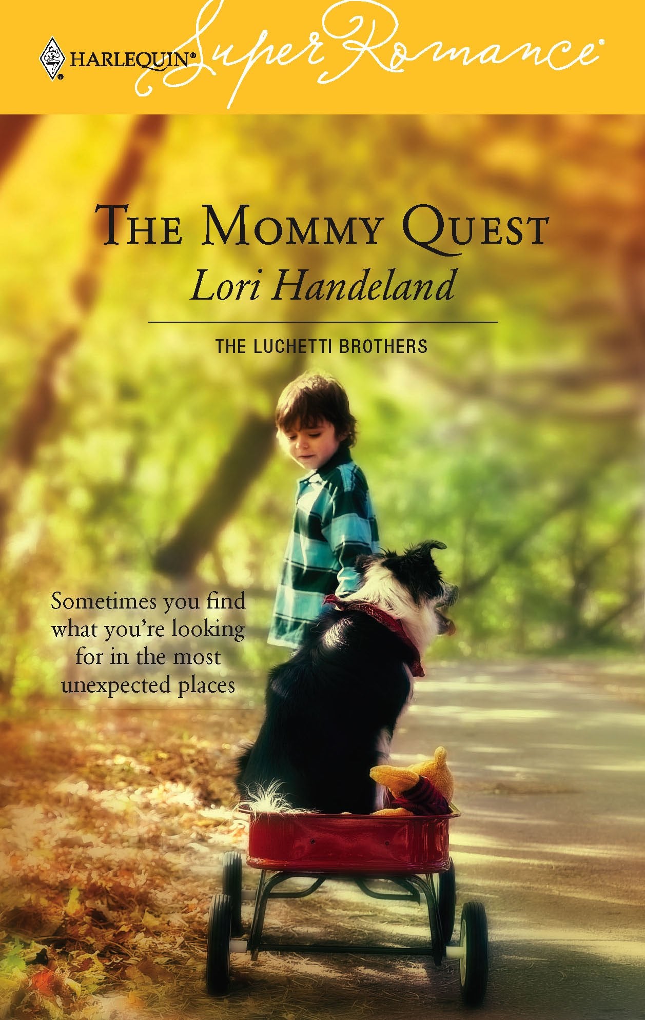 The Mommy Quest: The Luchetti Brothers (Harlequin Superromance No. 1334),Used