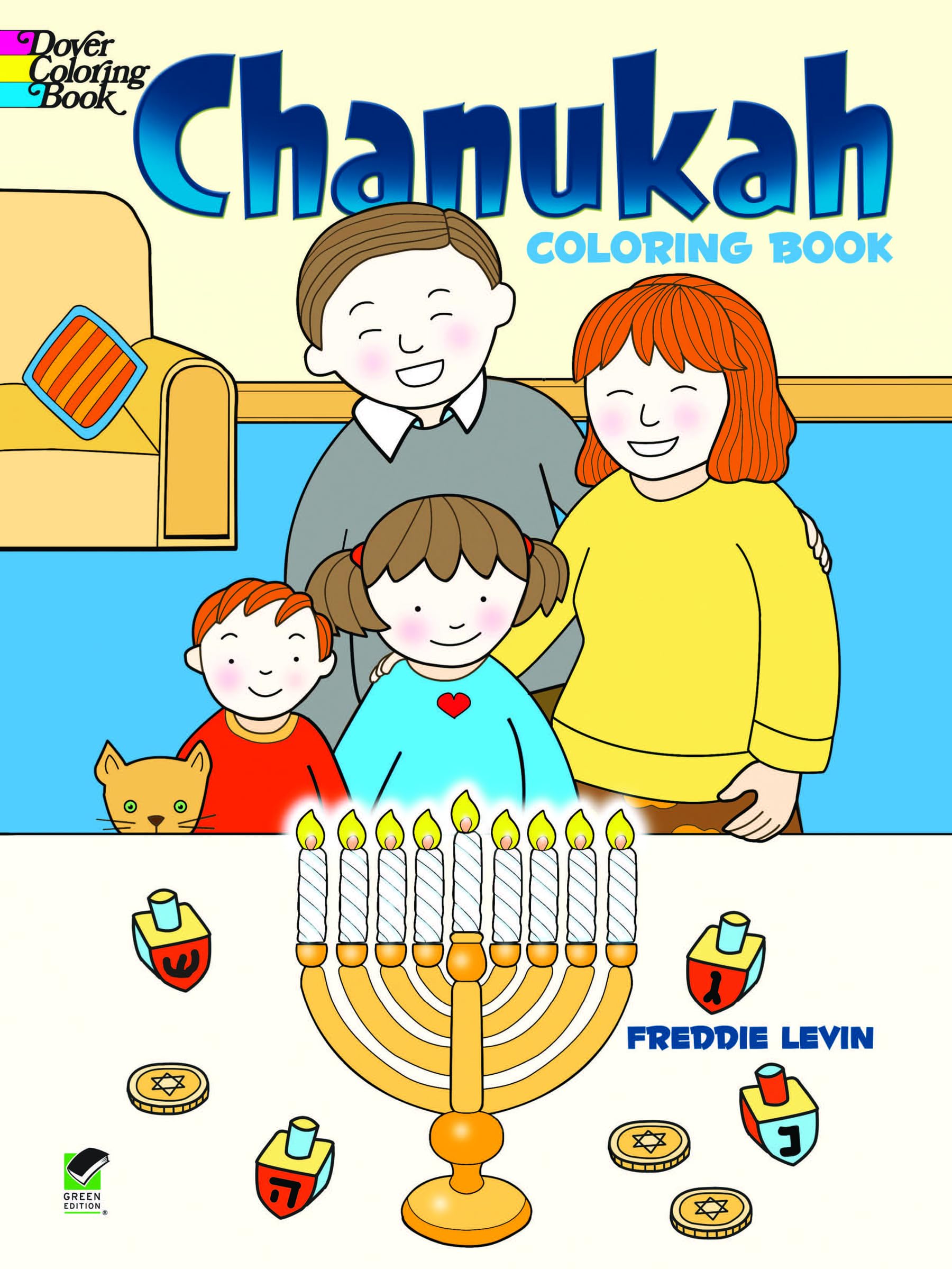 Chanukah Coloring Book (Dover Holiday Coloring Book),Used