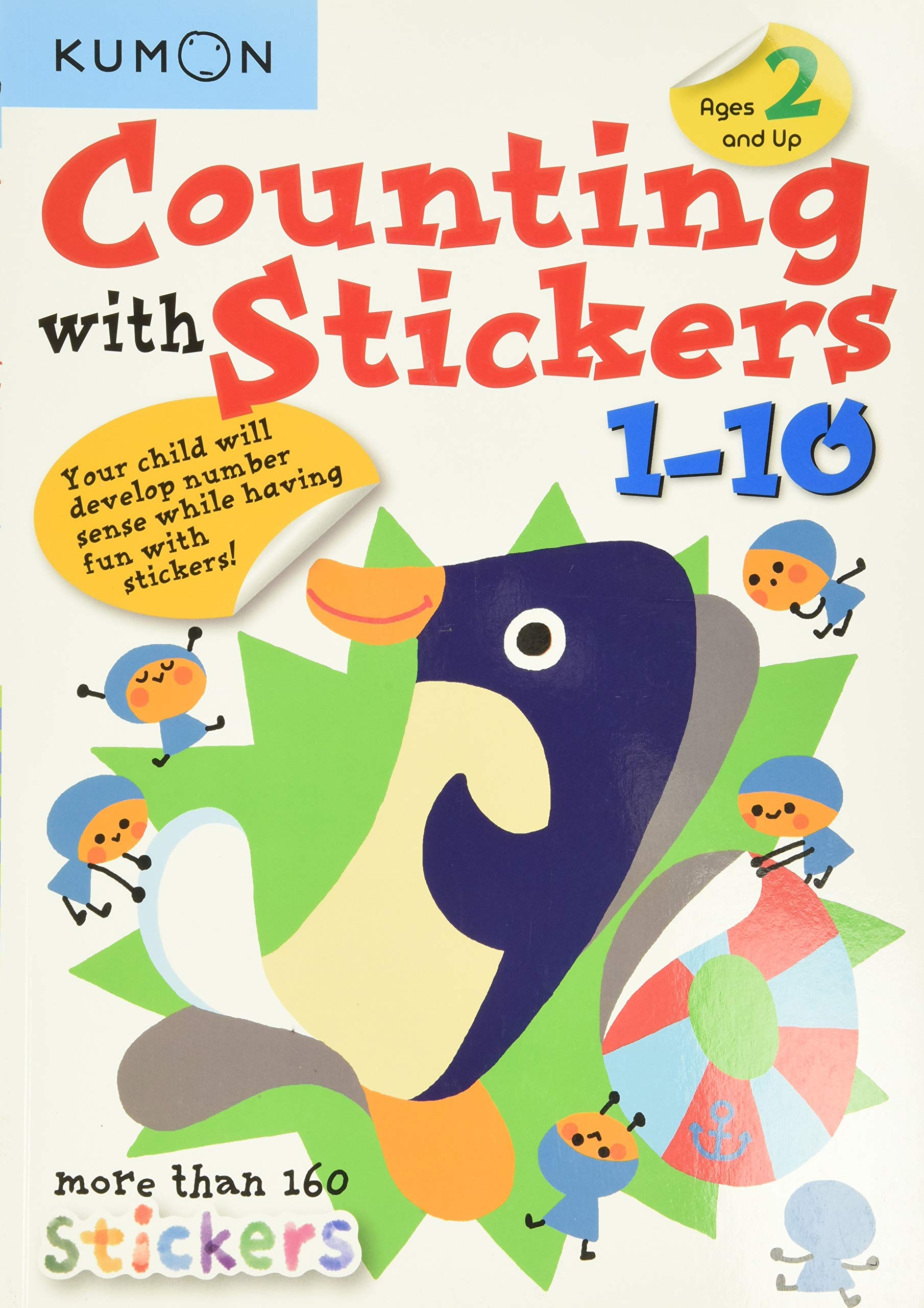 Kumon Counting With Stickers 110,Used