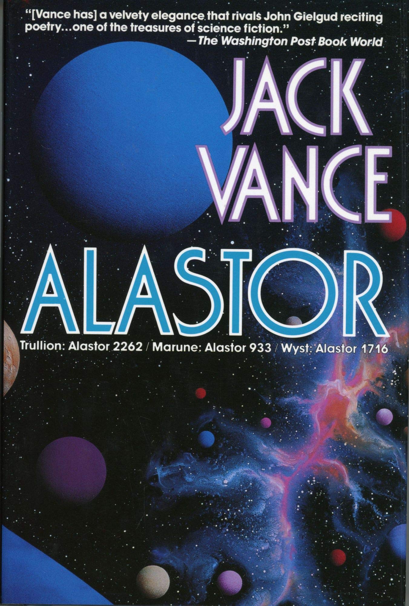 Alastor: Trullion : Alastor 2262 Marune : Alastor 933 Wyst : Alastor 1716,Used
