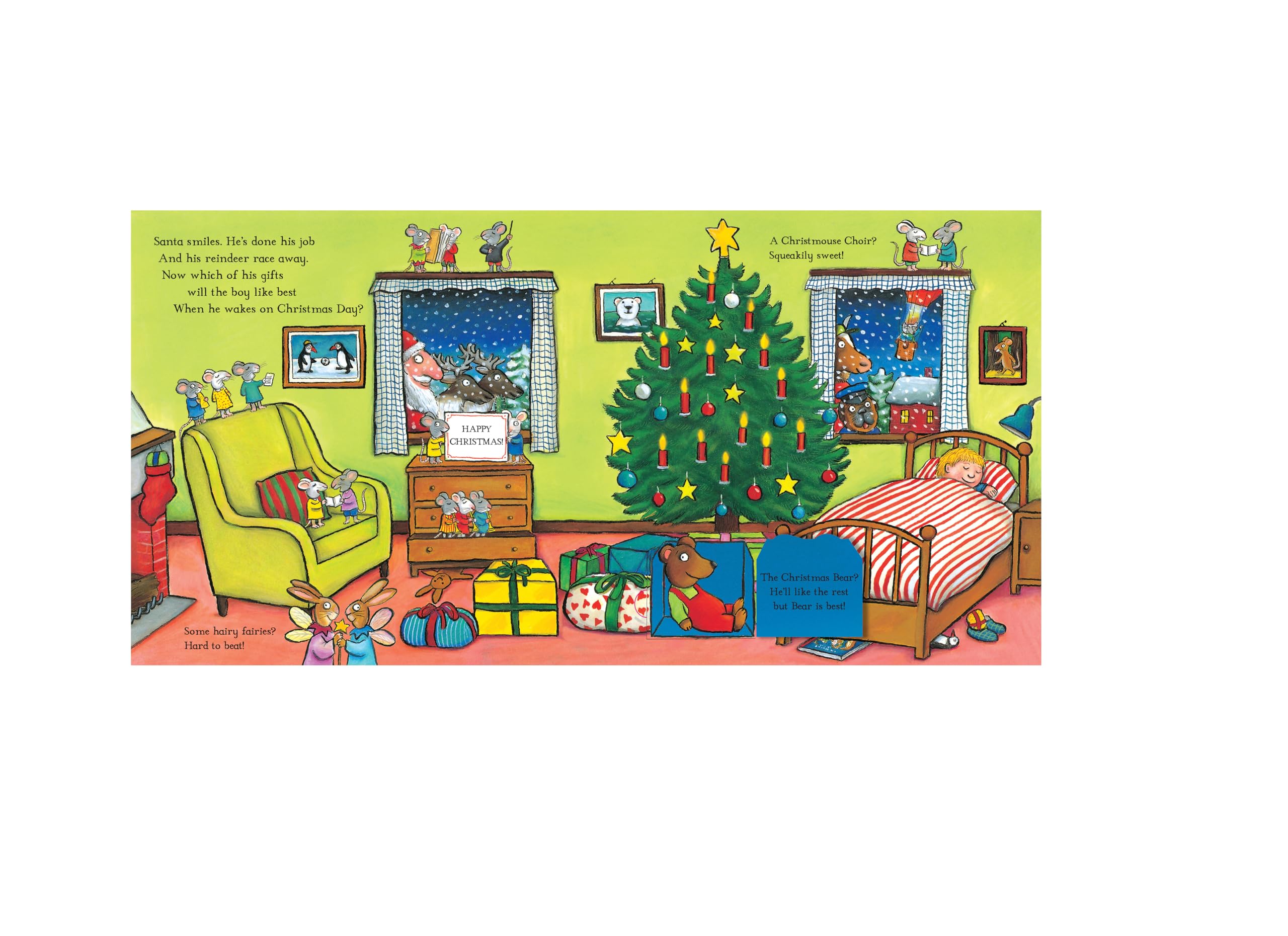 The Christmas Bear: A Christmas Popup Book,Used