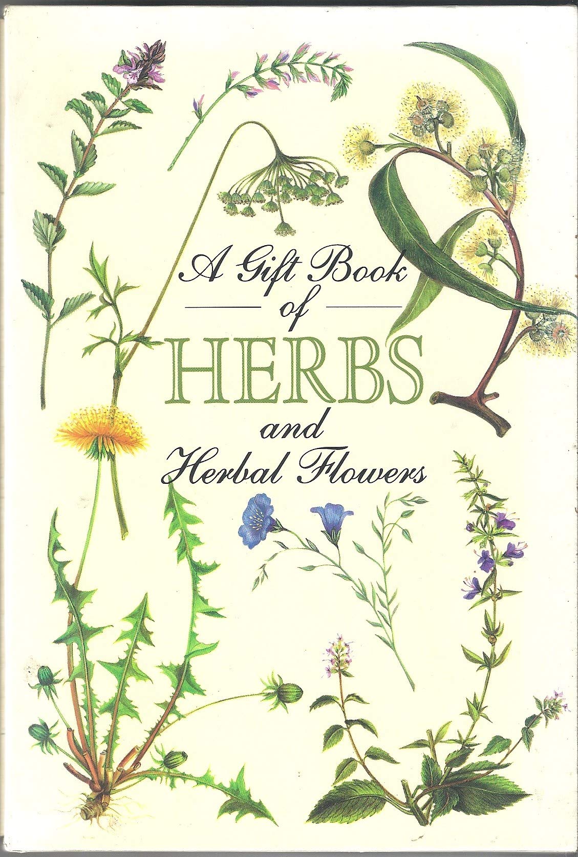 A Gift Book of Herbs and Herbal Flowers: A Collection/Book in Slipcase,New