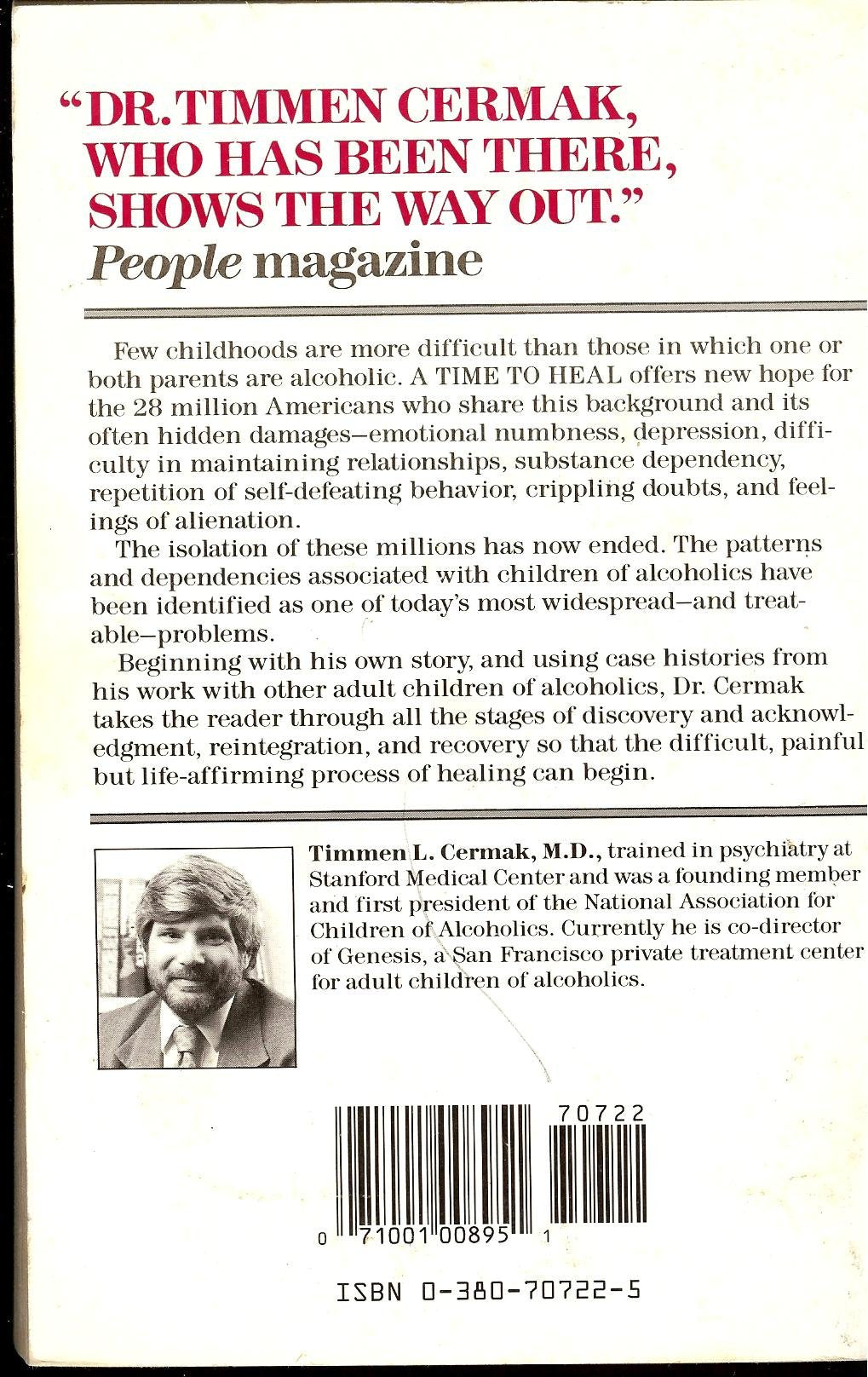 A Time To Heal: The Road To Recovery For Adult Children Of Alcoholics,New