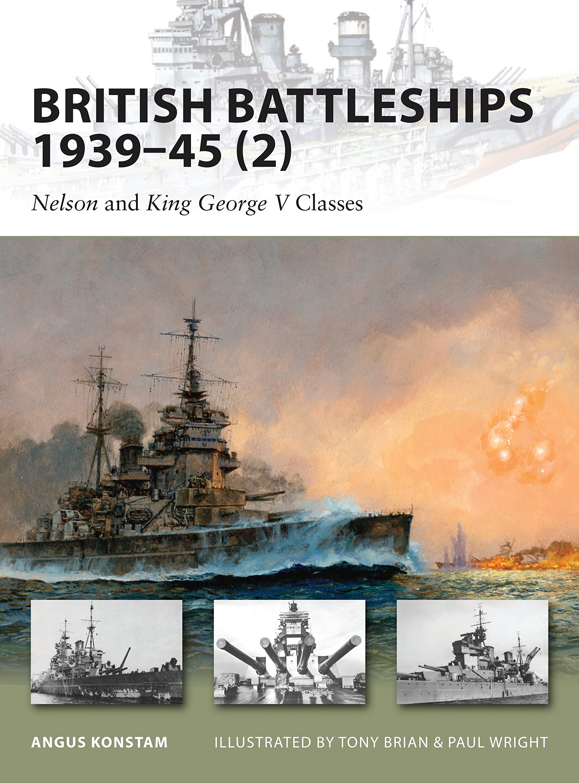 British Battleships 193945 (2): Nelson and King George V Classes (New Vanguard),Used