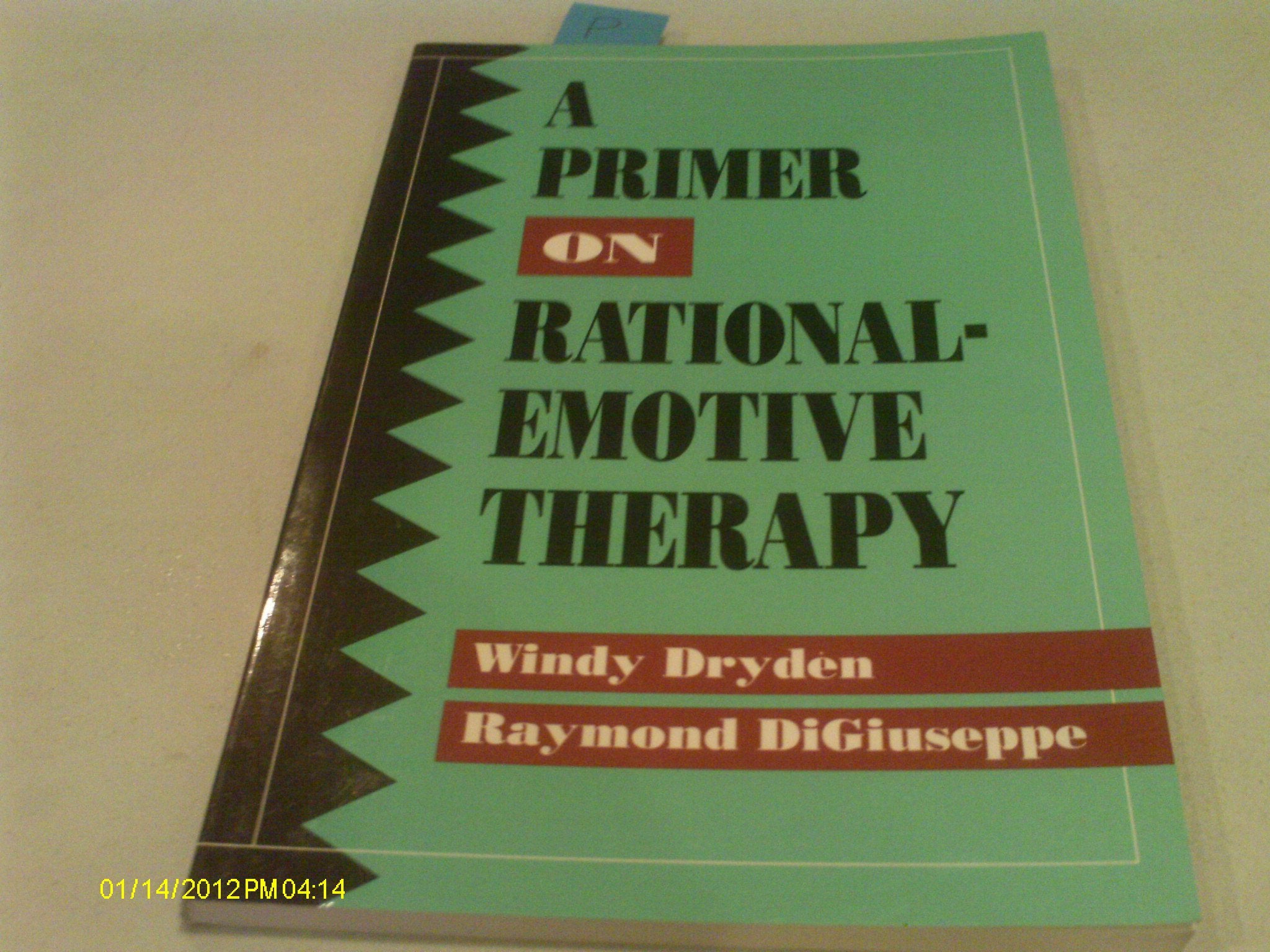 A Primer On Rationalemotive Therapy,Used