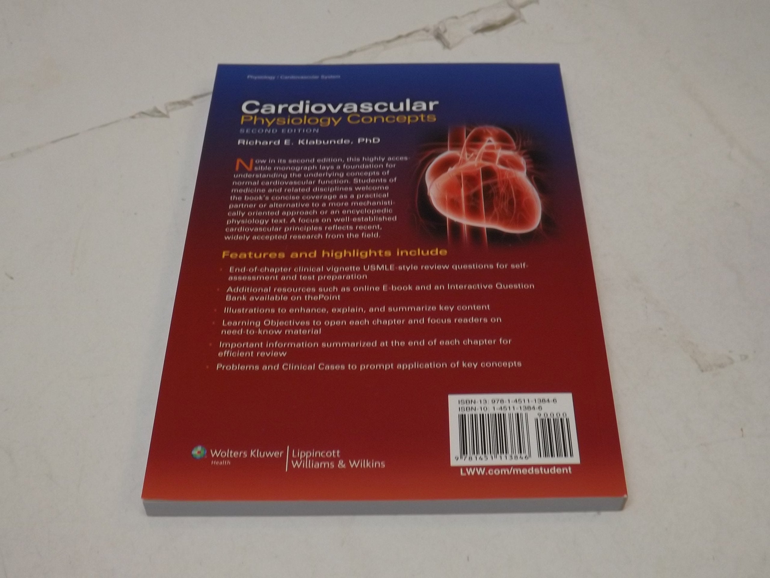 Cardiovascular Physiology Concepts,New