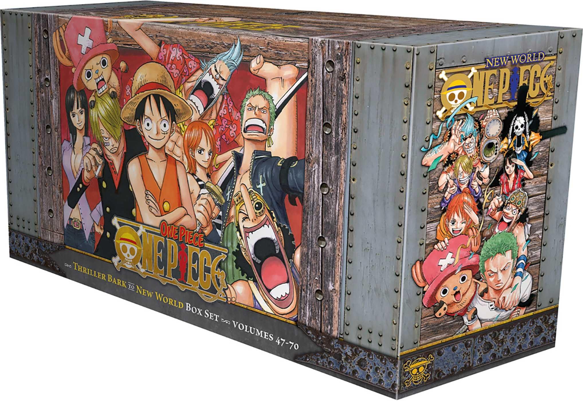One Piece Box Set 3: Thriller Bark To New World: Volumes 4770 With Premium (3) (One Piece Box Sets)