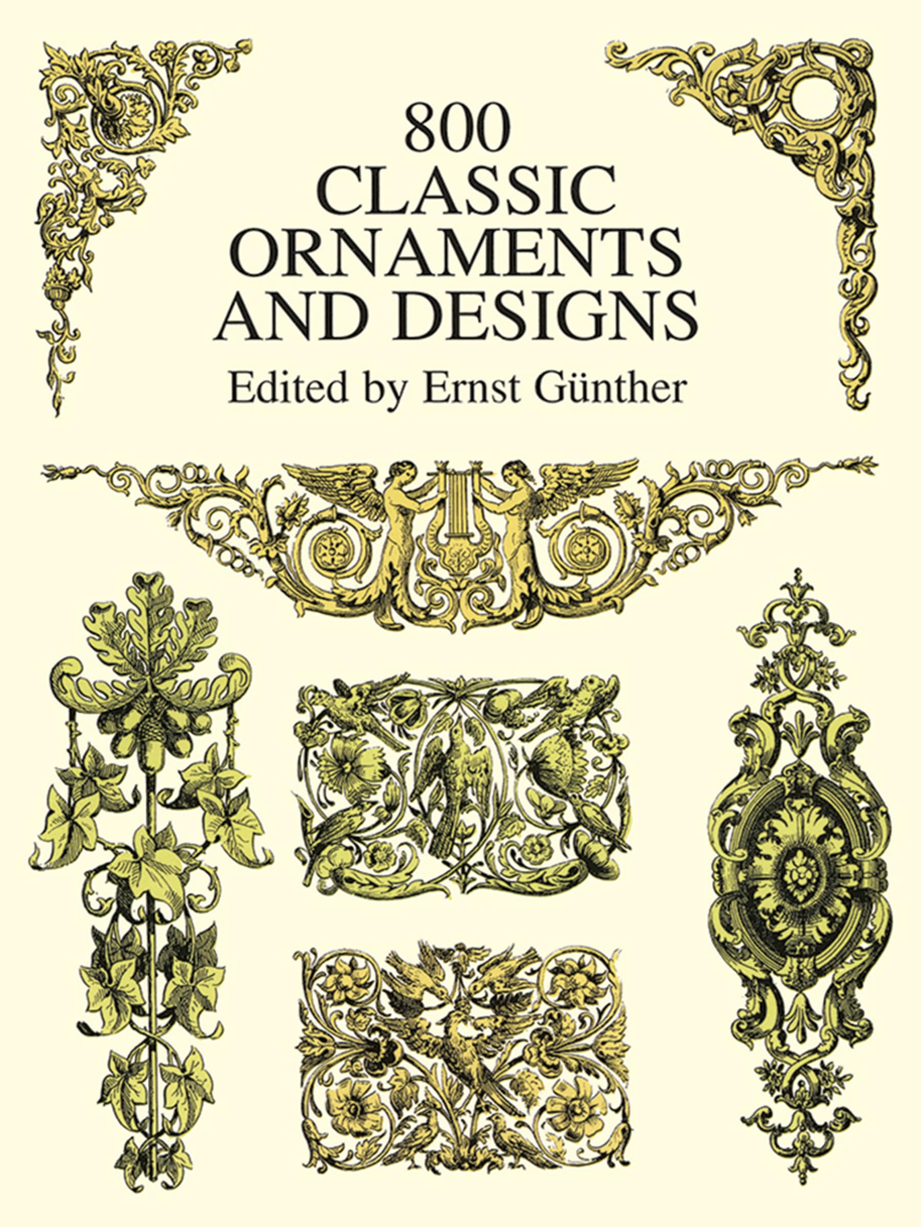 800 Classic Ornaments and Designs (Dover Pictorial Archive),Used