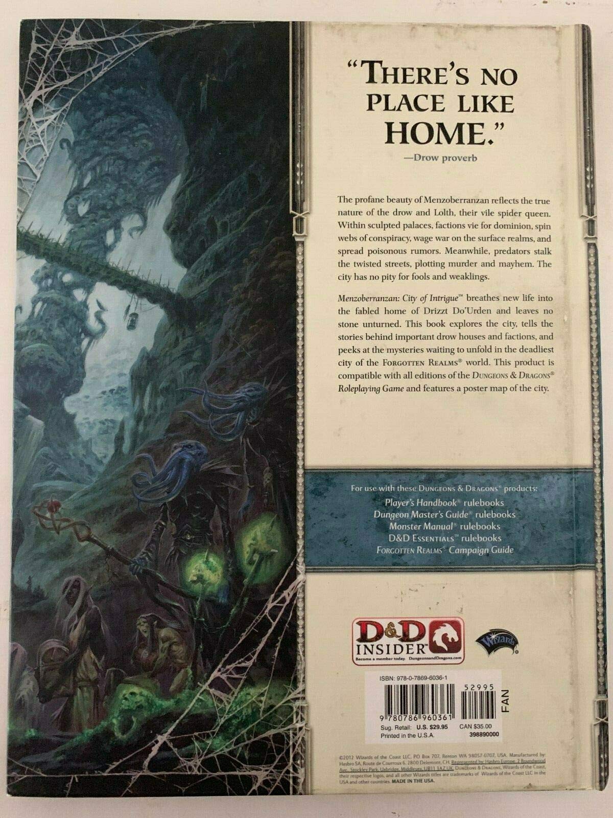 Menzoberranzan: City of Intrigue (Dungeons & Dragons),Used