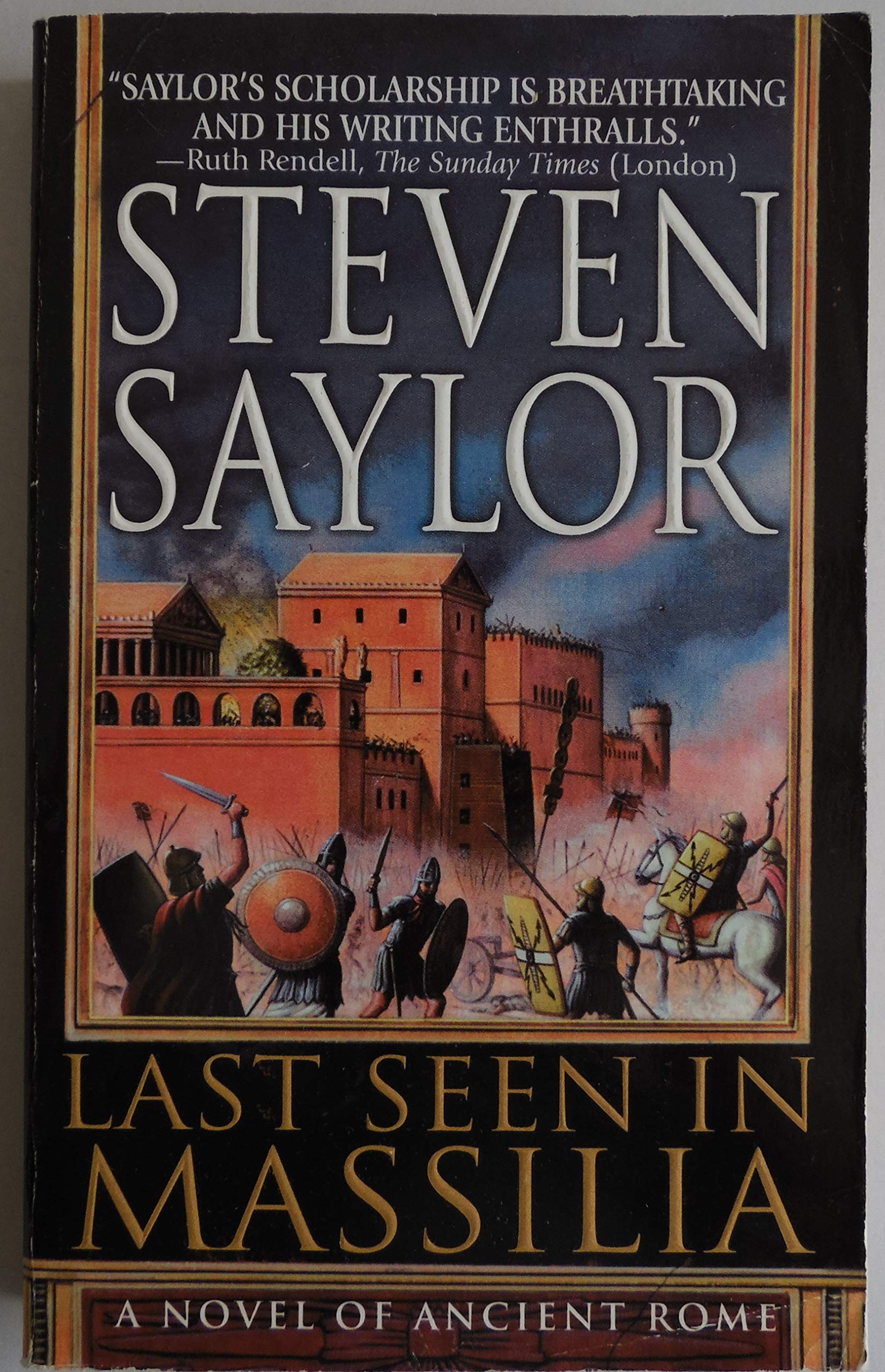 Last Seen In Massilia: A Novel Of Ancient Rome (Novels Of Ancient Rome),New