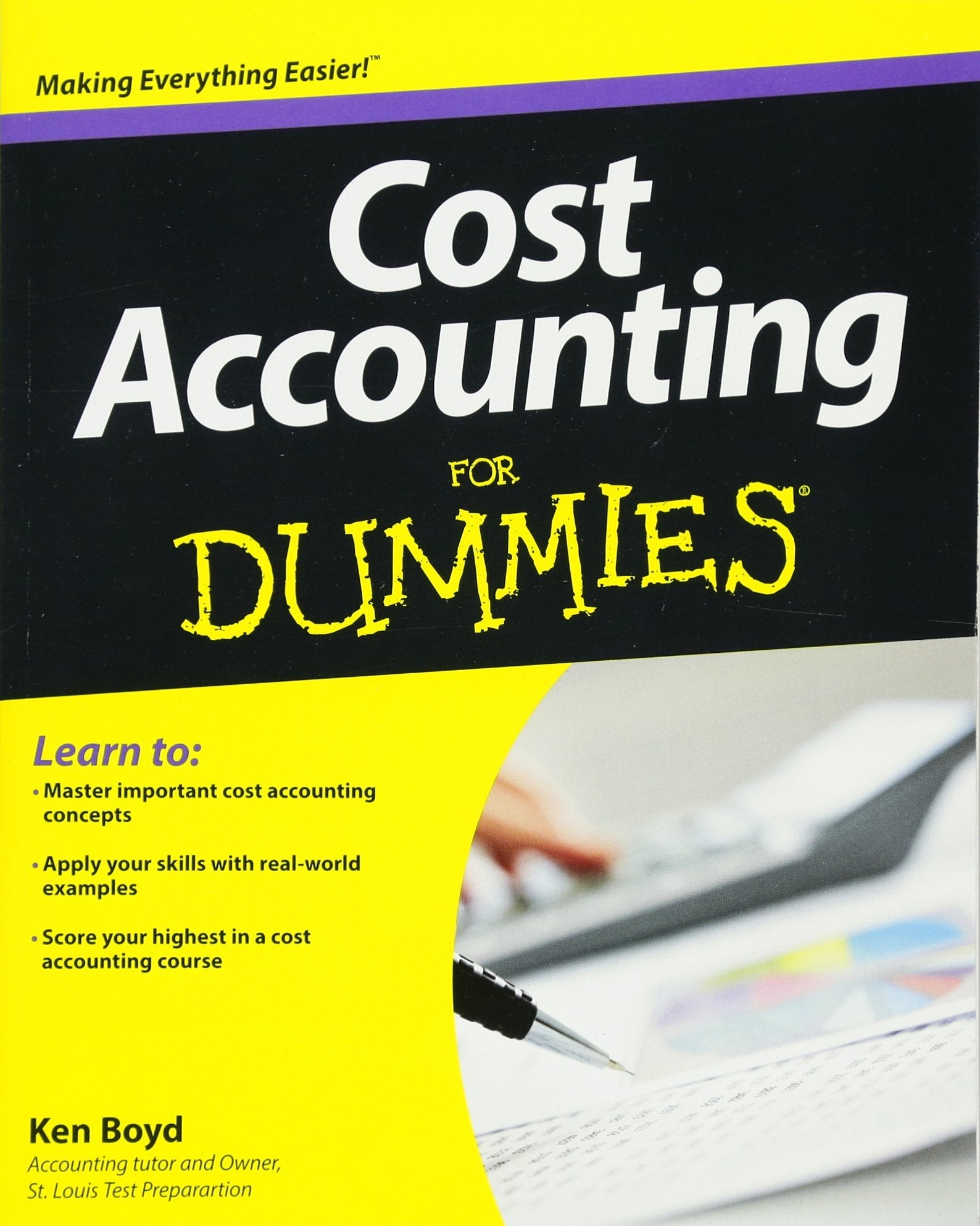 Cost Accounting For Dummies,Used