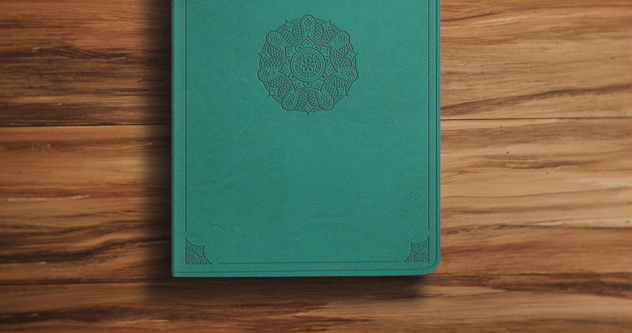 ESV Value Thinline Bible (TruTone, Turquoise, Emblem Design),Used