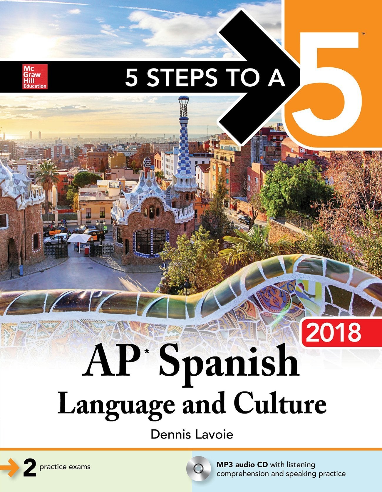 5 Steps to a 5: AP Spanish Language and Culture with MP3 Disk 2018,Used