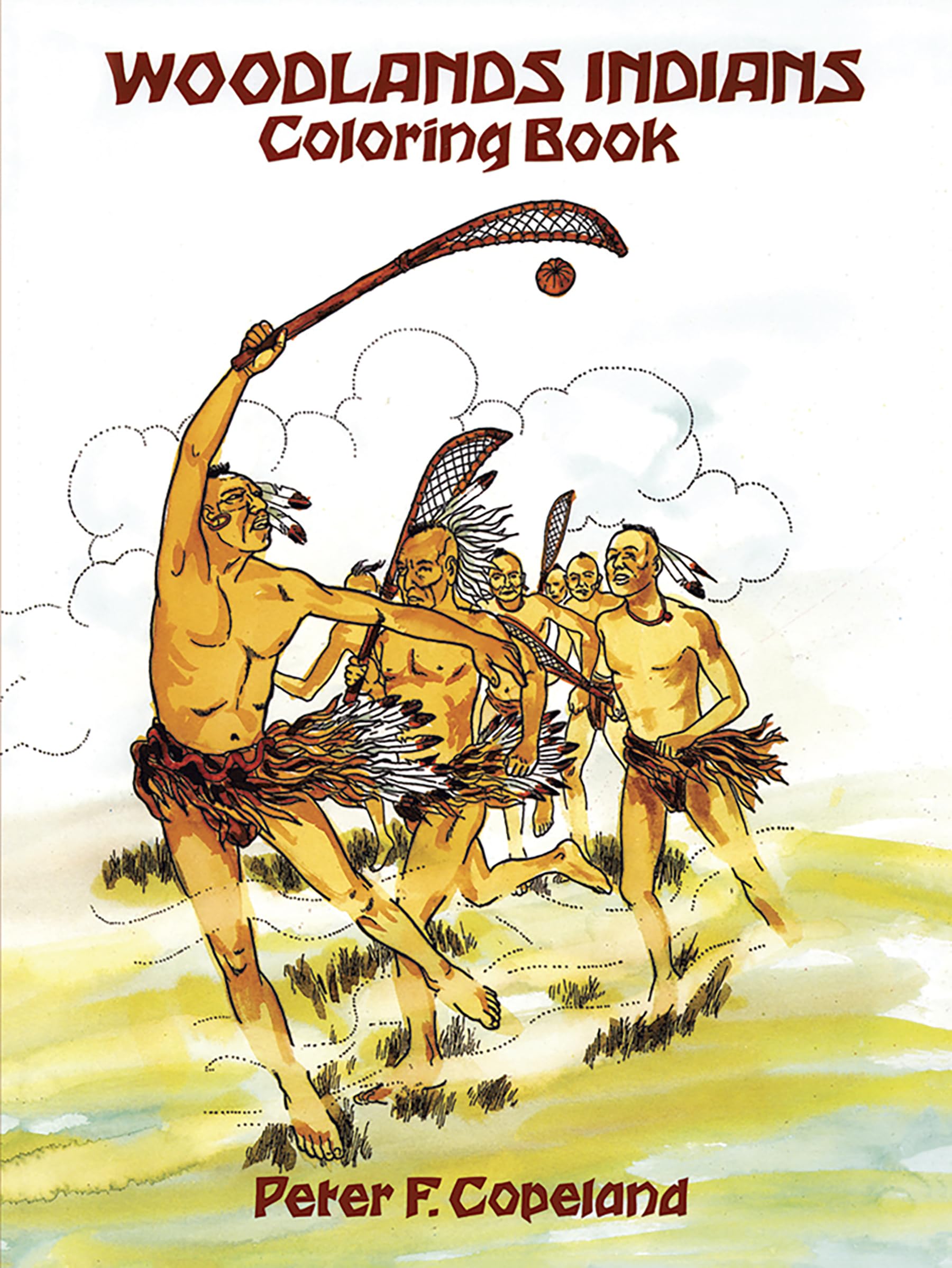 Woodlands Indians Coloring Book (Dover Native American Coloring Books),Used