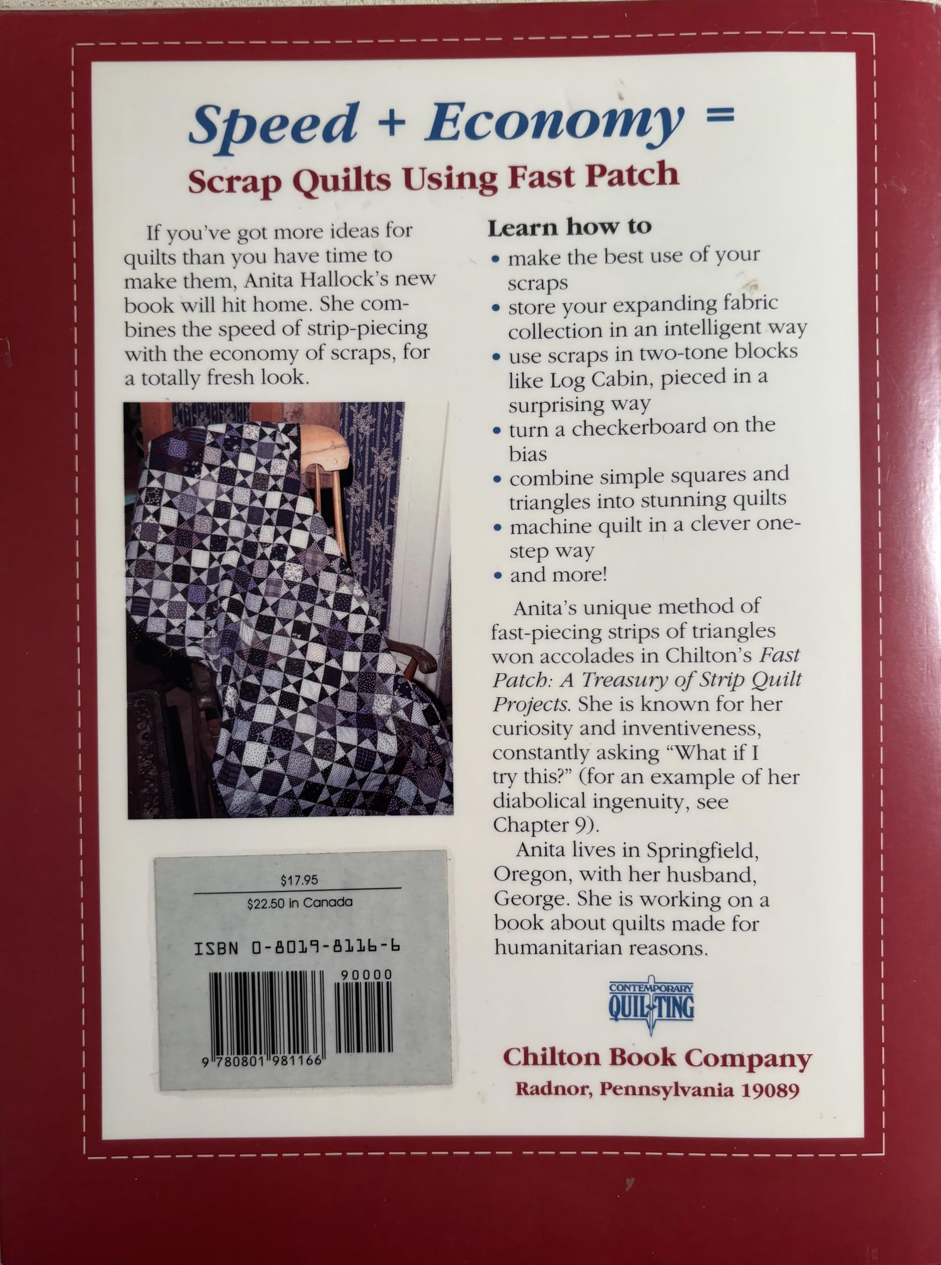 Scrap Quilts Using Fast Patch,Used