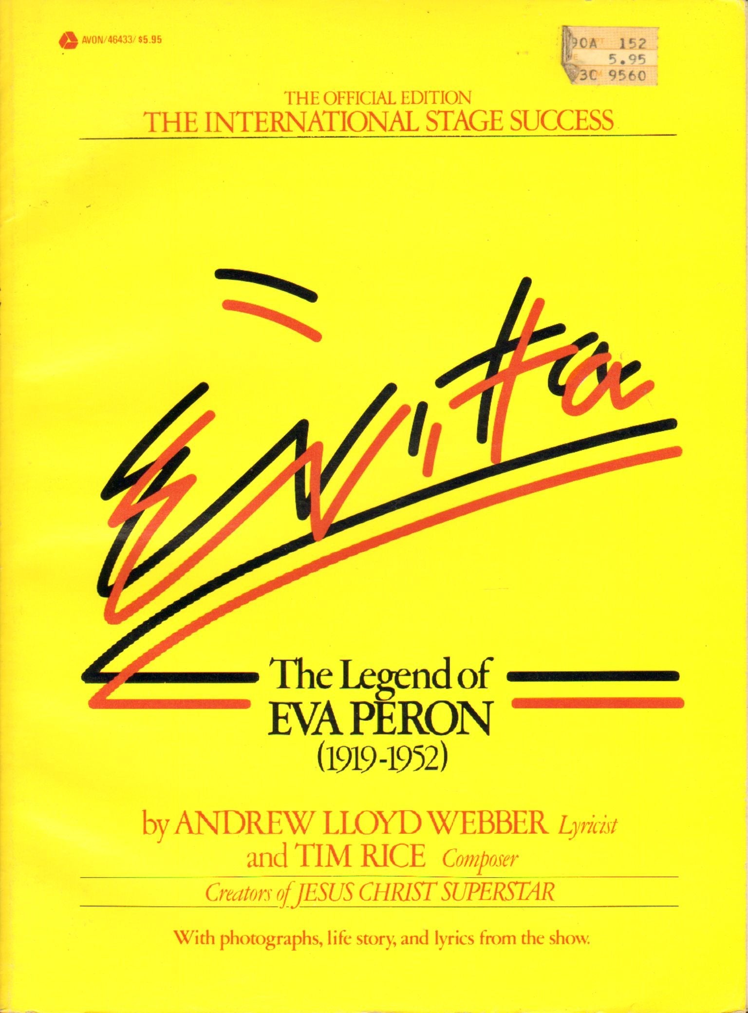 Evita, The Legend Of Eva Peron (19191952),Used