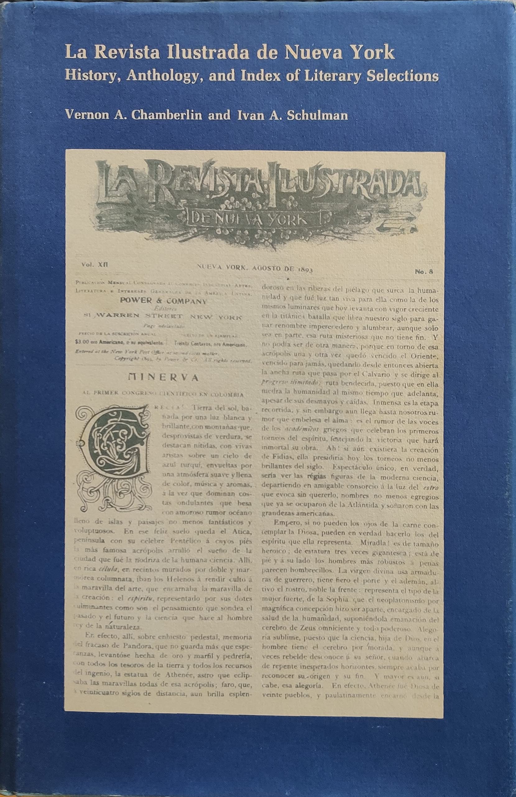 La Revista Illustrada de Nueva York: History, Anthology and Index of Literary Selections,Used