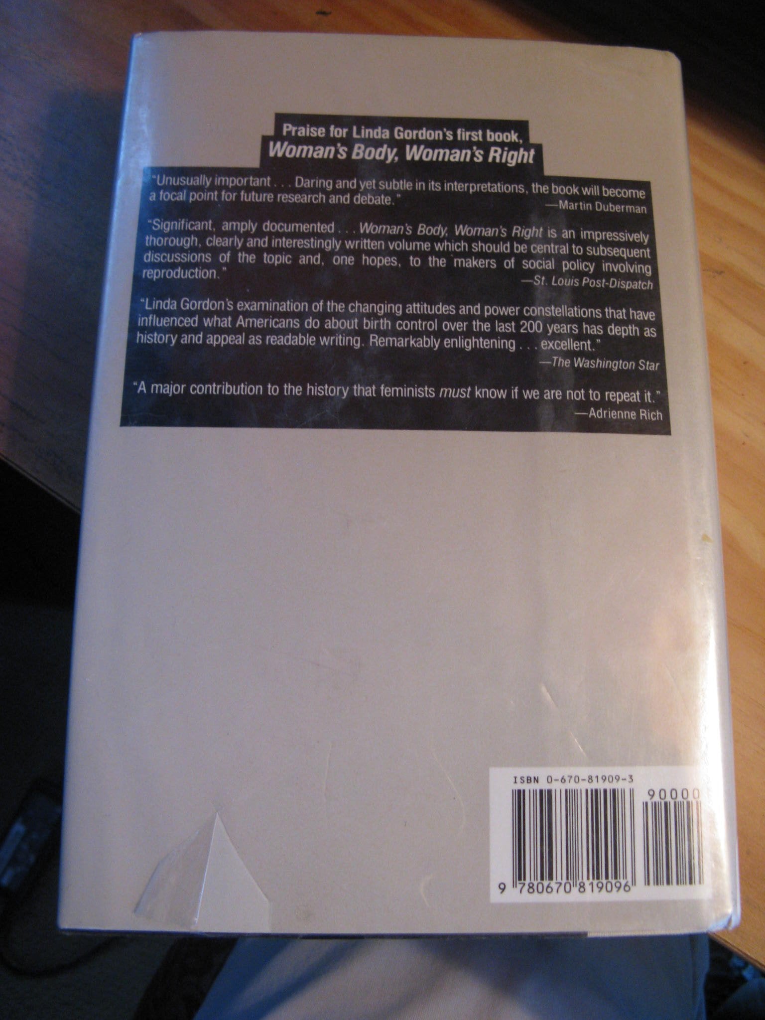 Heroes Of Their Own Lives: The Politics And History Of Family Violence,Used