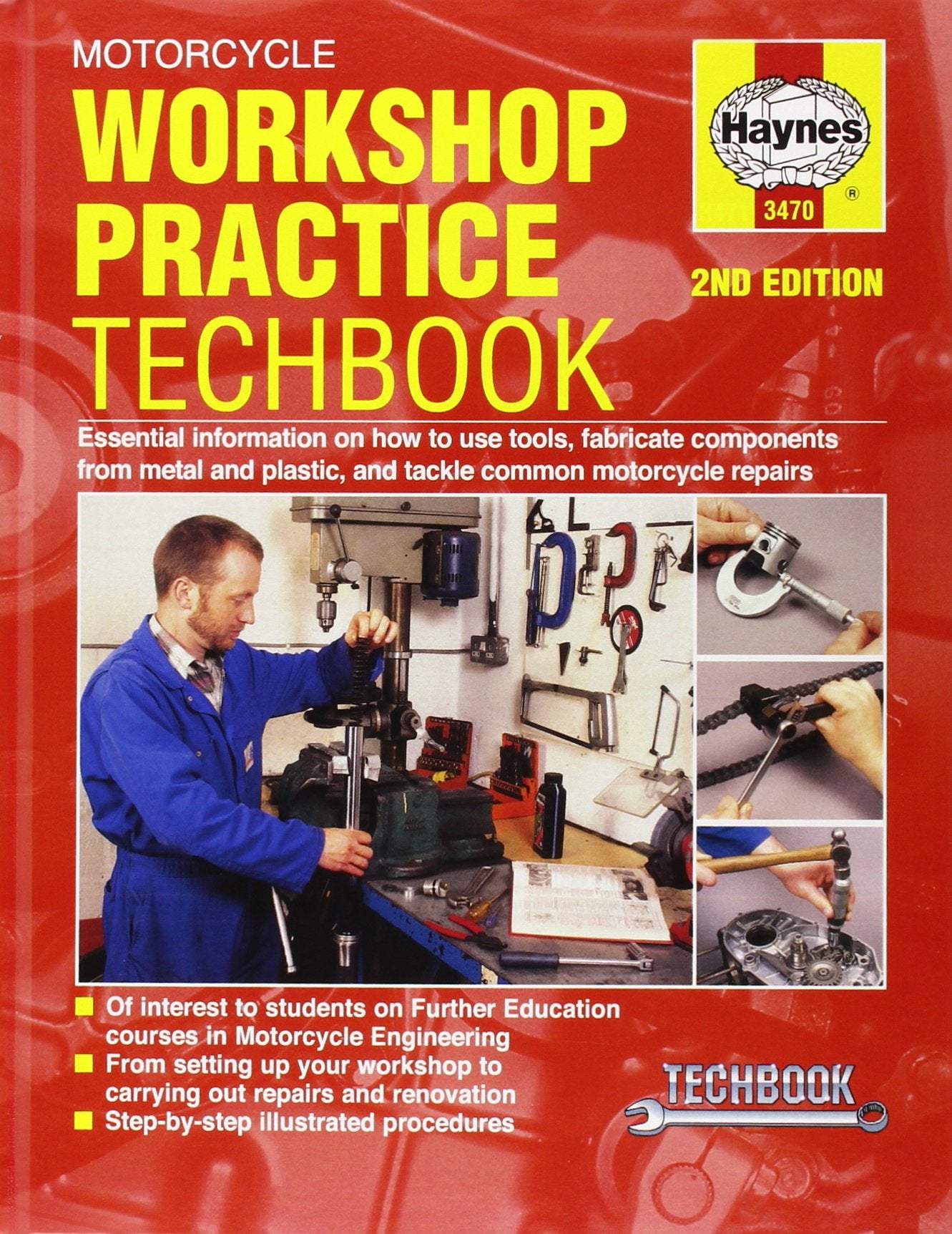 Motorcycle Workshop Practice Techbook (Haynes Repair Manuals),Used