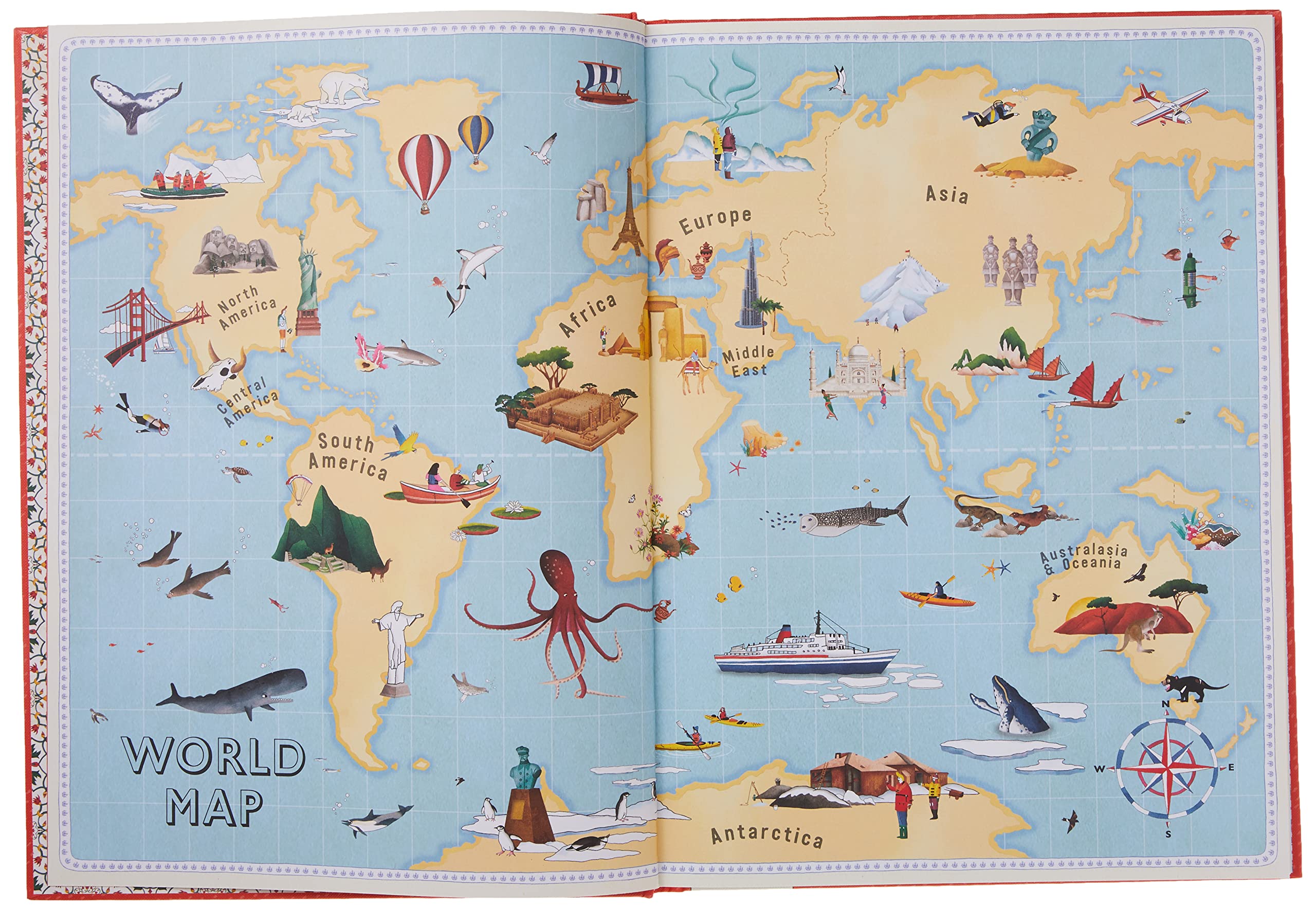 Atlas of Adventures: Wonders of the World,Used