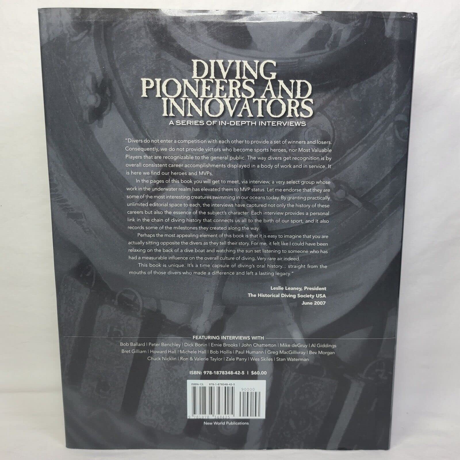 Diving Pioneers and Innovators: A Series of Indepth Interviews,New